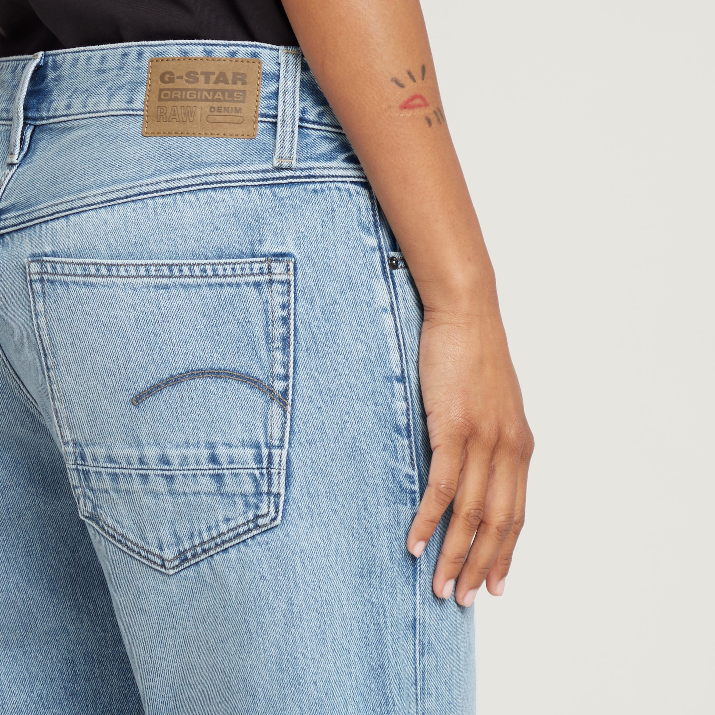 G-STAR Boyfriend-Jeans »Kate«, Baumwollstretch Denim Qualität für hohen Tragekomfort