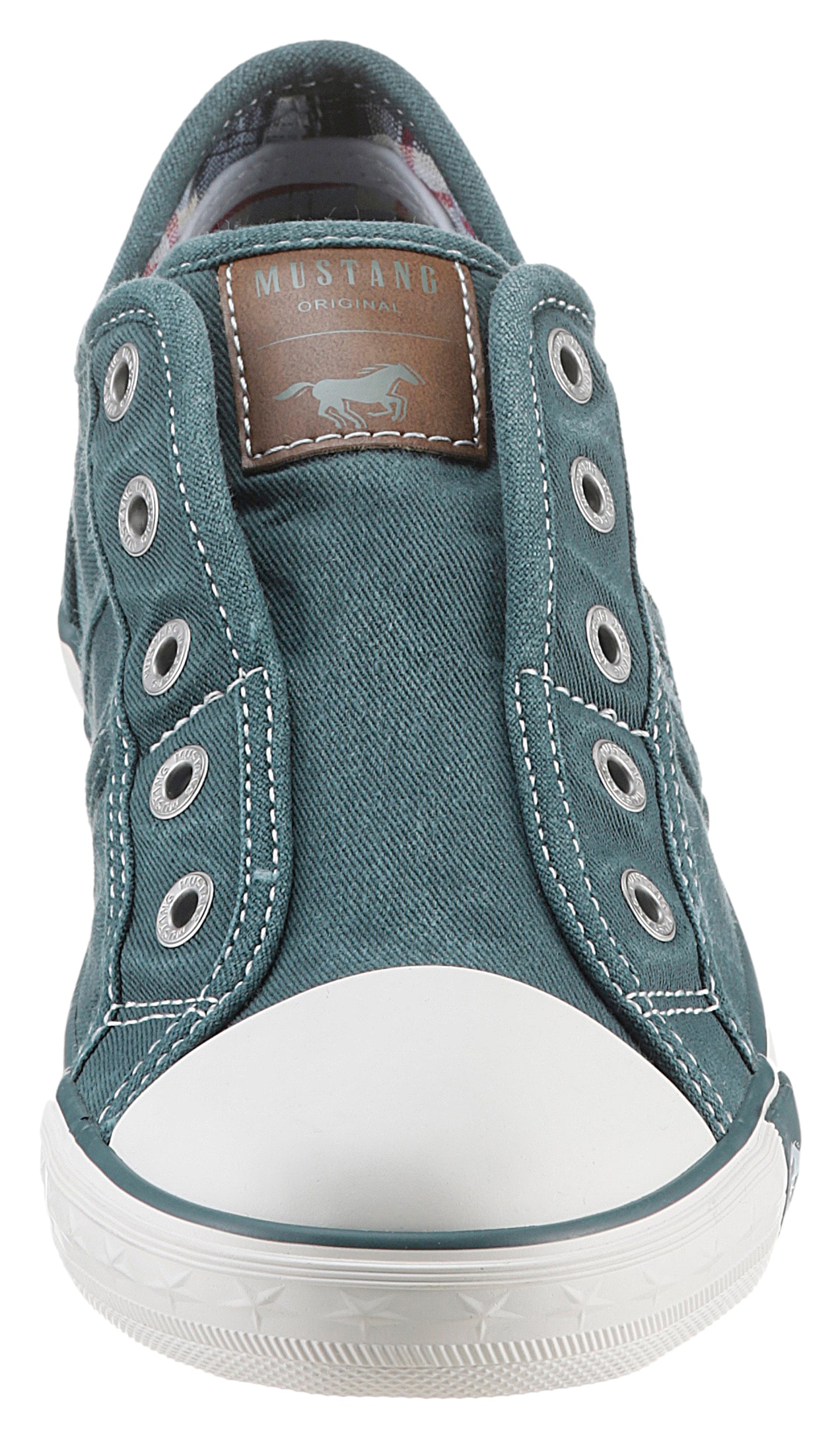 Mustang Shoes Slip-On Sneaker, Slipper, Sommerschuh, Freizeitschuh mit praktischem Gummizug