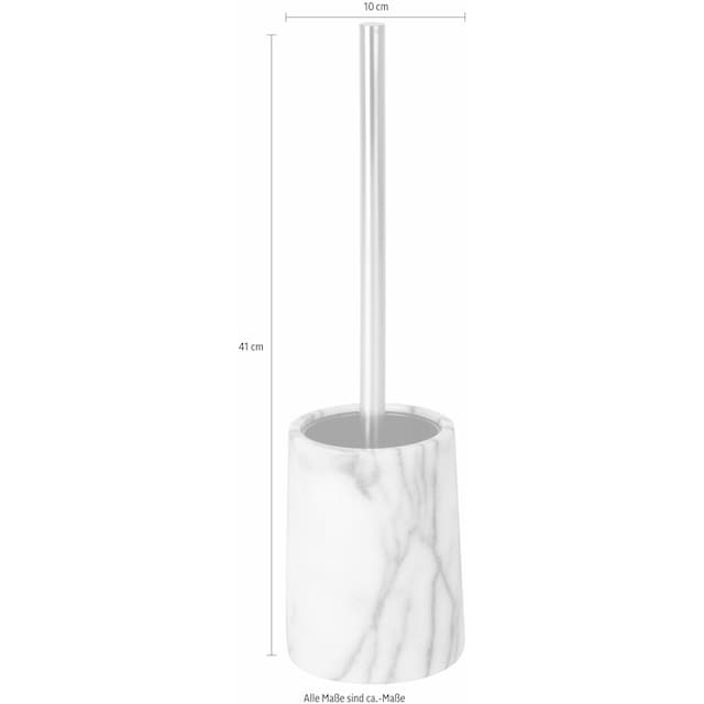 WENKO WC-Garnitur »Onyx«, aus Marmor, Bürstenkopf-Durchmesser 8 cm kaufen |  BAUR