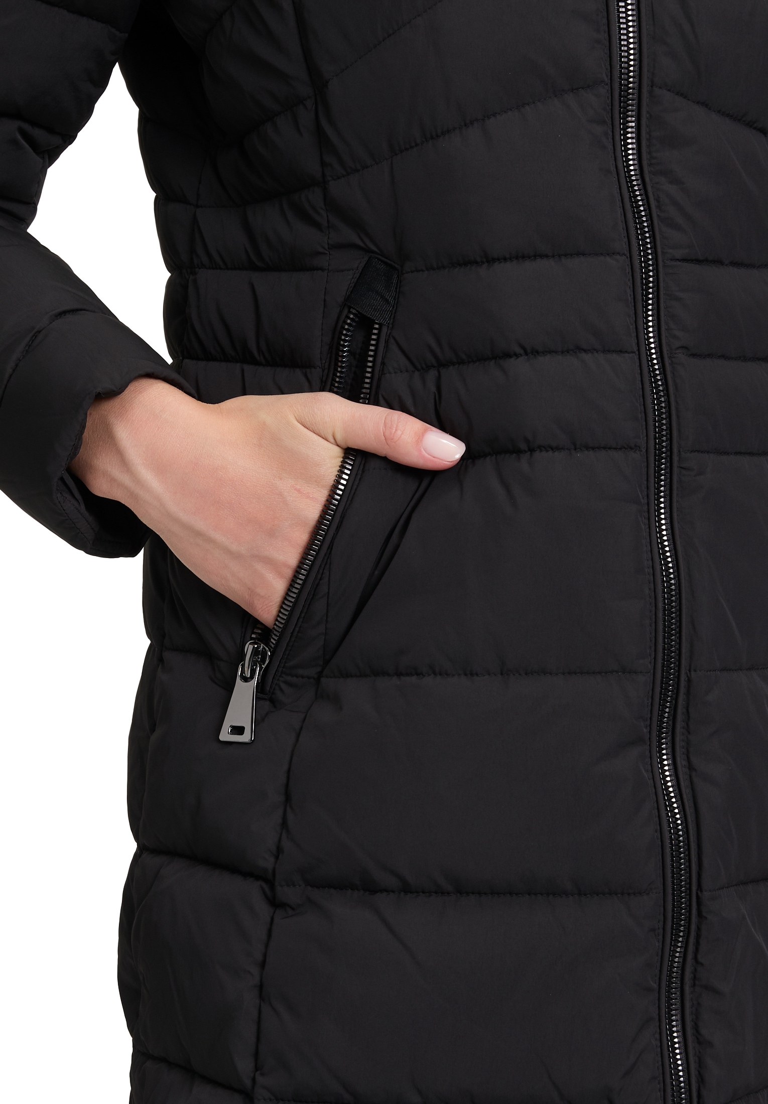 Gil Bret Steppjacke »Gil Bret Damen Steppmantel mit abnehmbarer Kapuze«, mit Kapuze