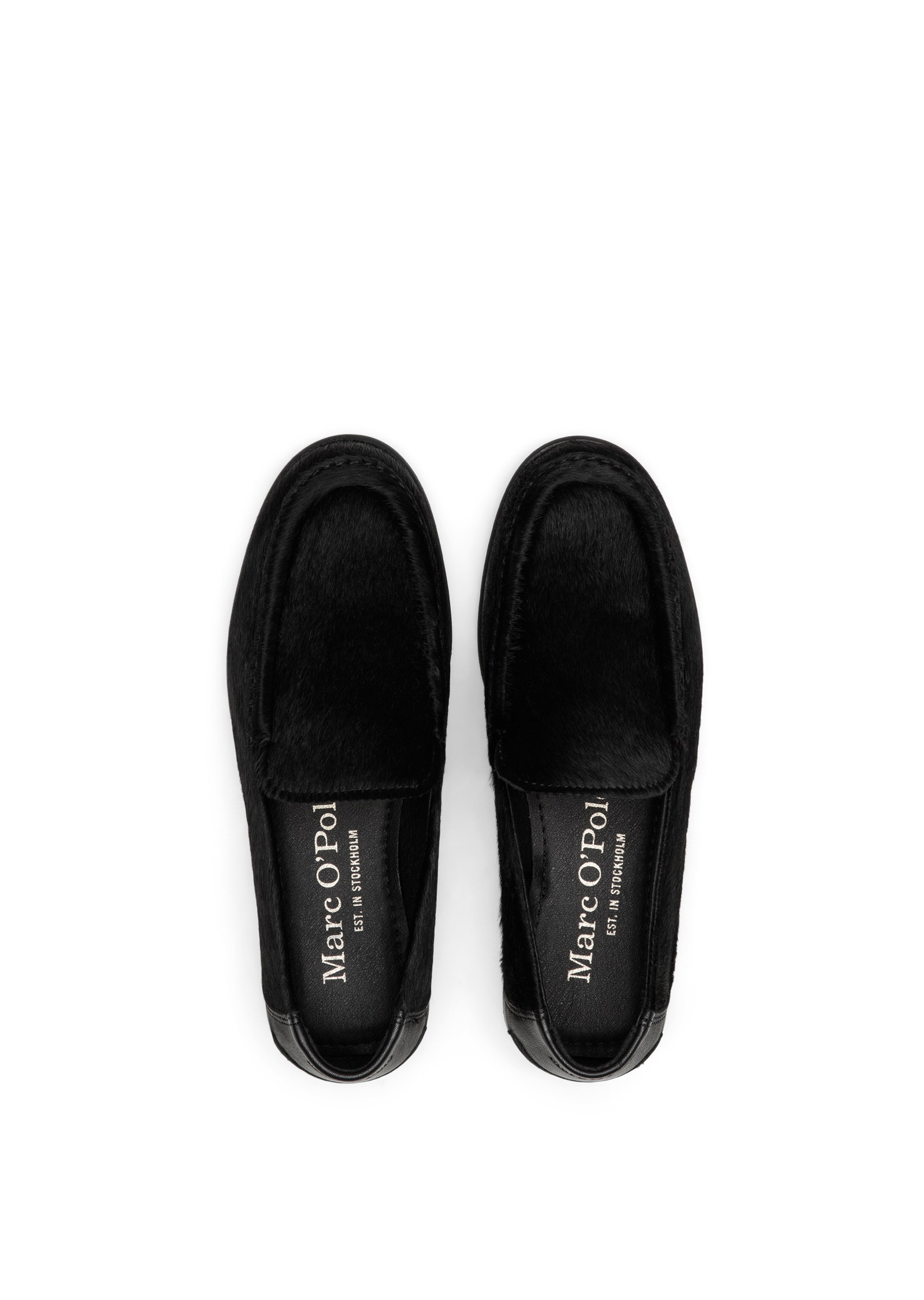 Marc O'Polo Loafer »aus Rindleder mit Fellhaar-Oberfläche«