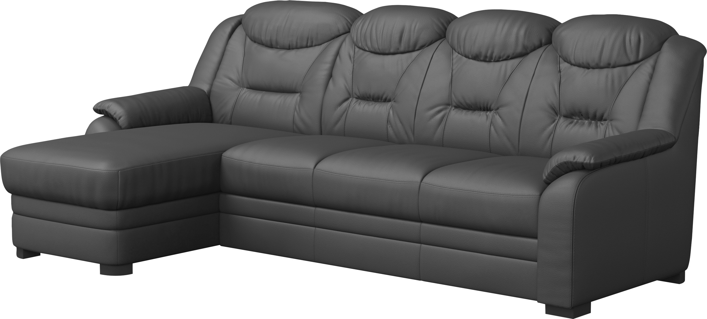 COTTA Ecksofa »Marcus L-Form«, Bequemes Ecksofa in klassischem Design mit hoher Rückenlehne
