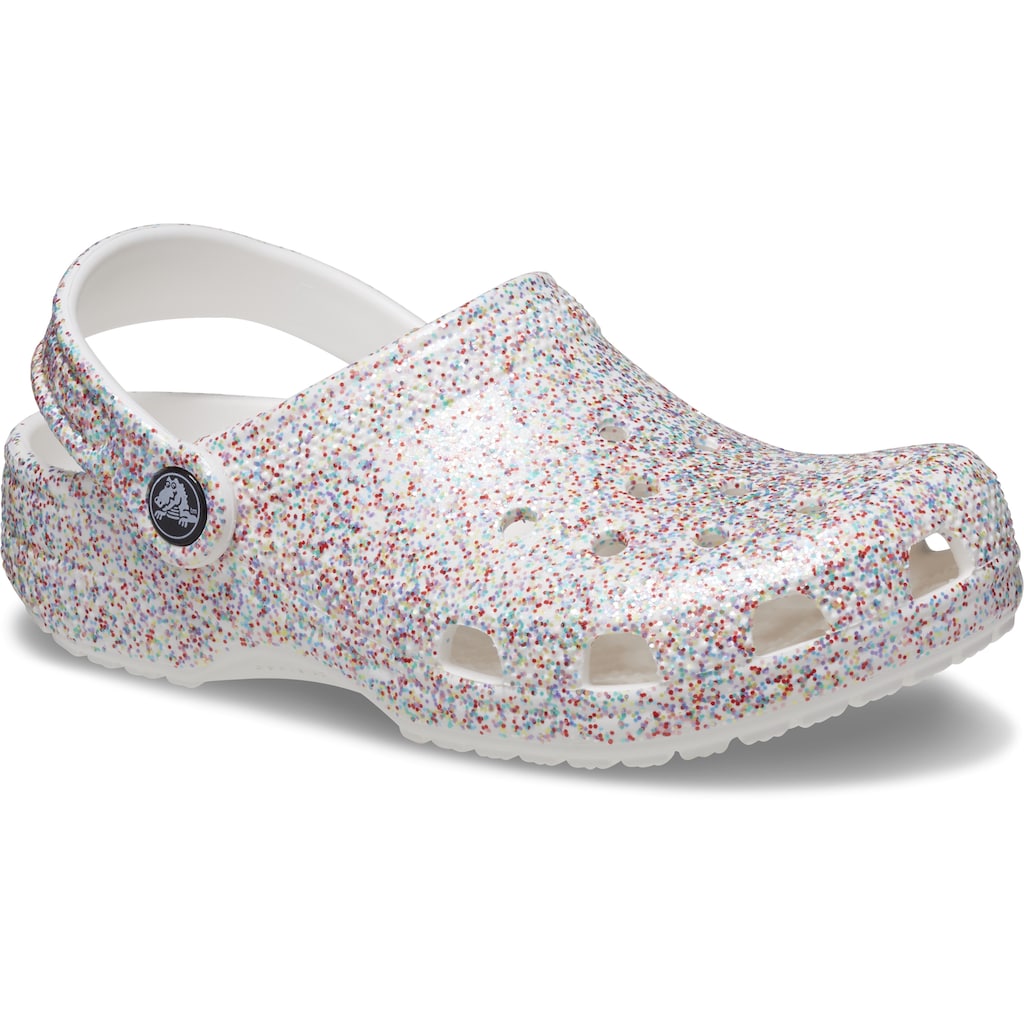 Crocs Hausschuh »Classic Sprinkle Glitter Clog K« mit allover Glitter