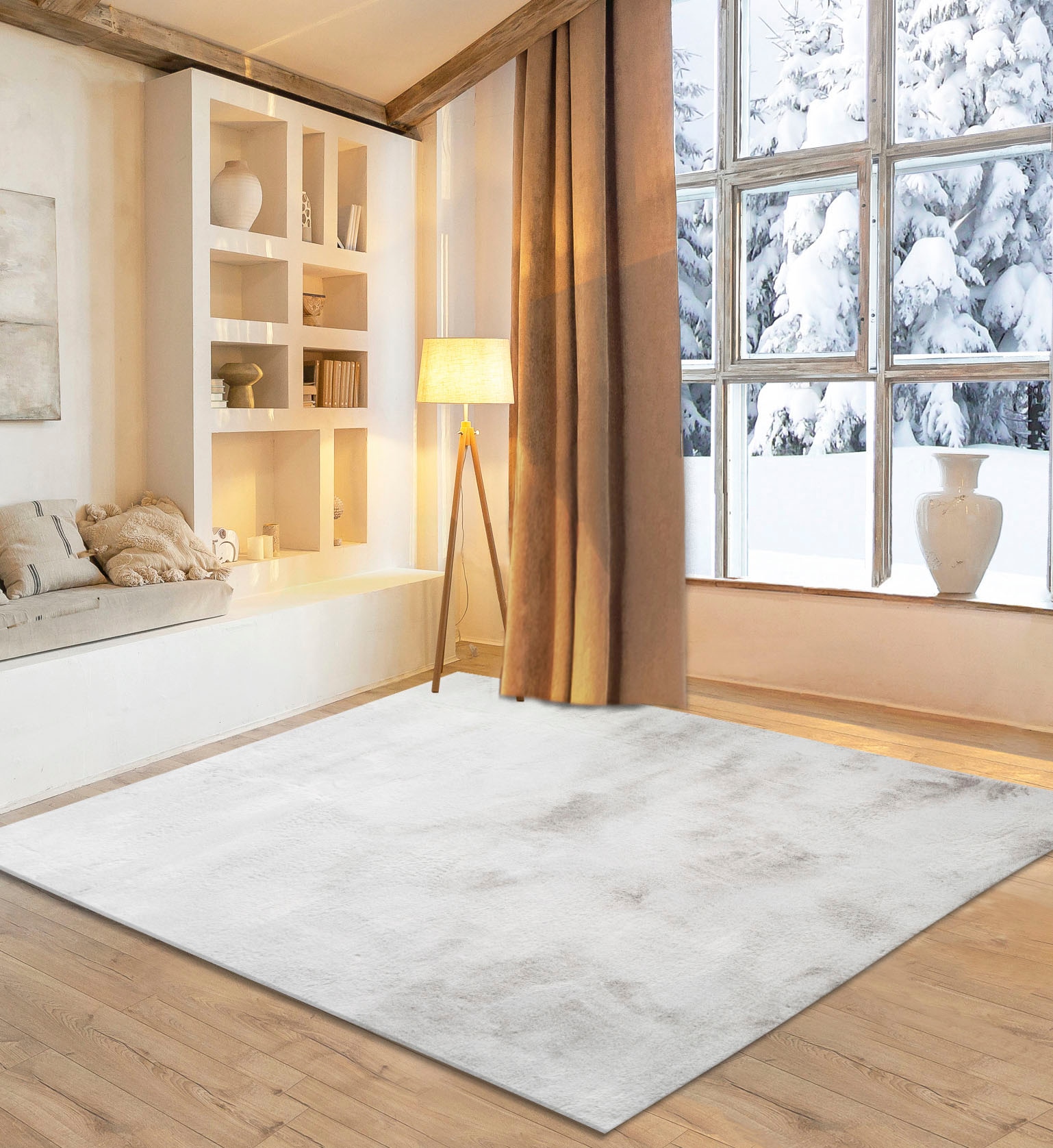 OTTO home Fellteppich "Guidel" rechteckig 30 mm Höhe Kunstfell, Kuscheltepp günstig online kaufen