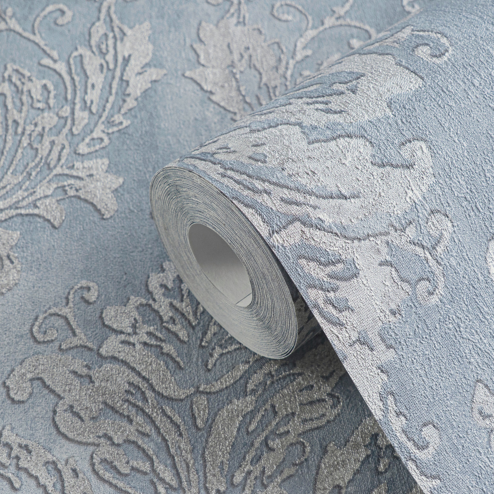 A.S. Création Vliestapete »Barock-Tapete Damast Farboptionen Ornamente« Kunst strukturiert