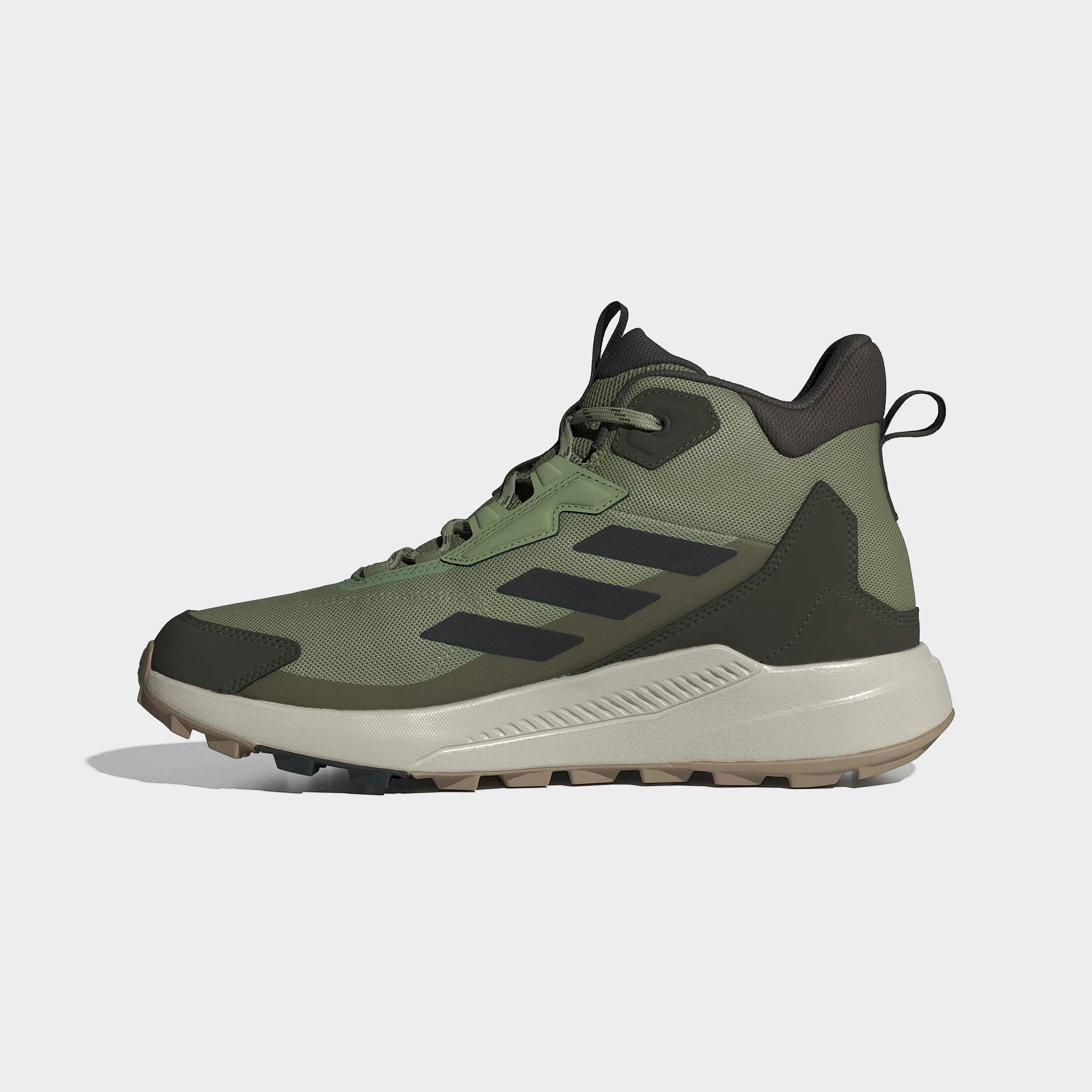 Wanderschuh ADIDAS TERREX "TERREX ANYLANDER MID", Damen, Gr. 41, tent grün, core schwarz, olive strata, Textil, Schuhe Wanderschuh 2