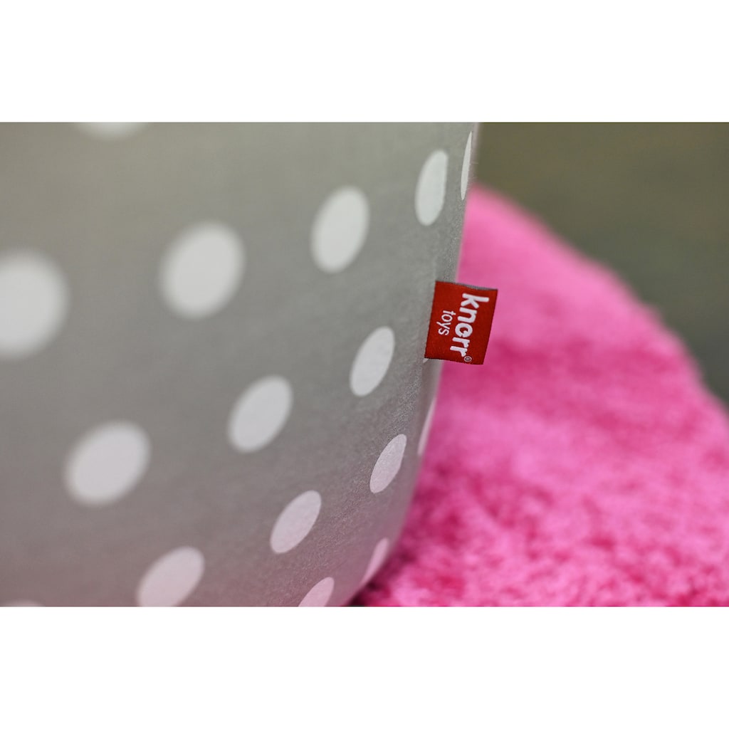 Knorrtoys® Bällebad »Soft, Grey White Dots«, mit 300 Bällen soft pink; Made in Europe