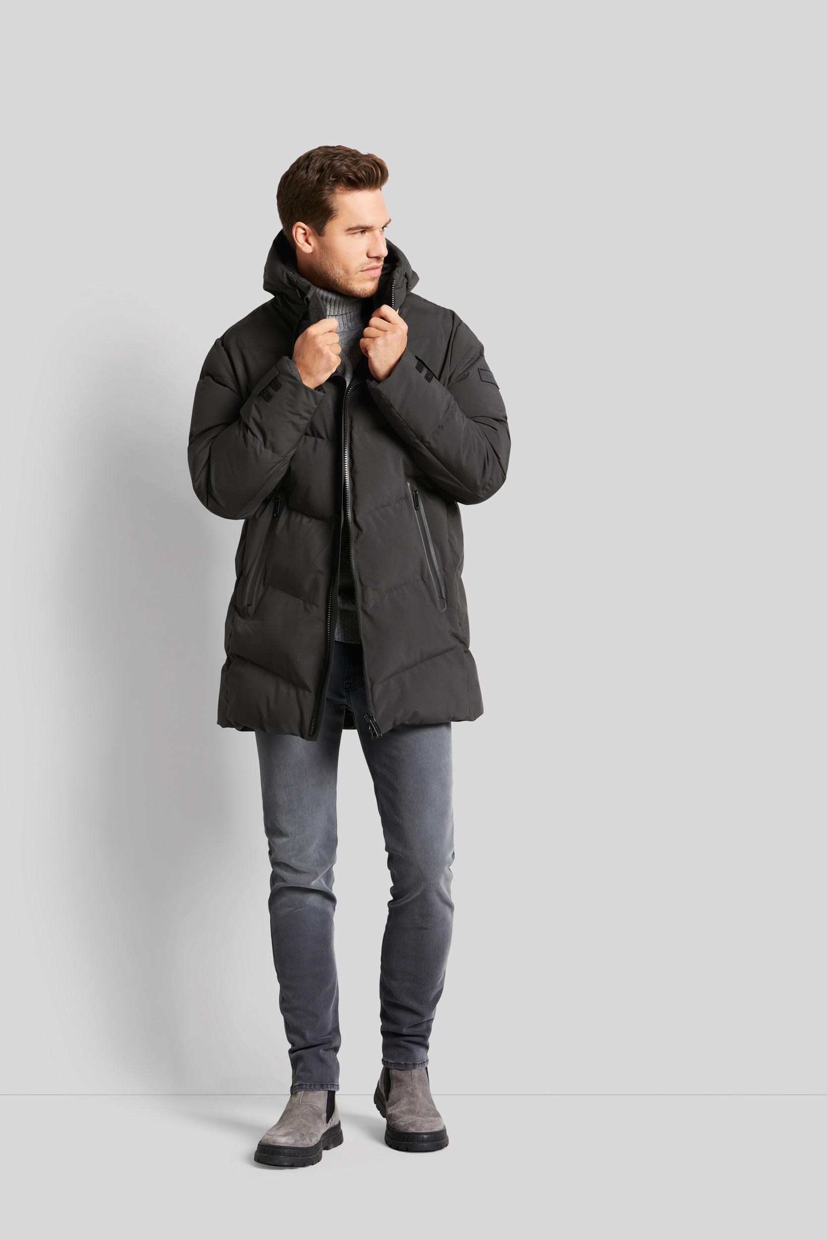 bugatti Parka, mit Kapuze, aus 100 % recycelten Materialien