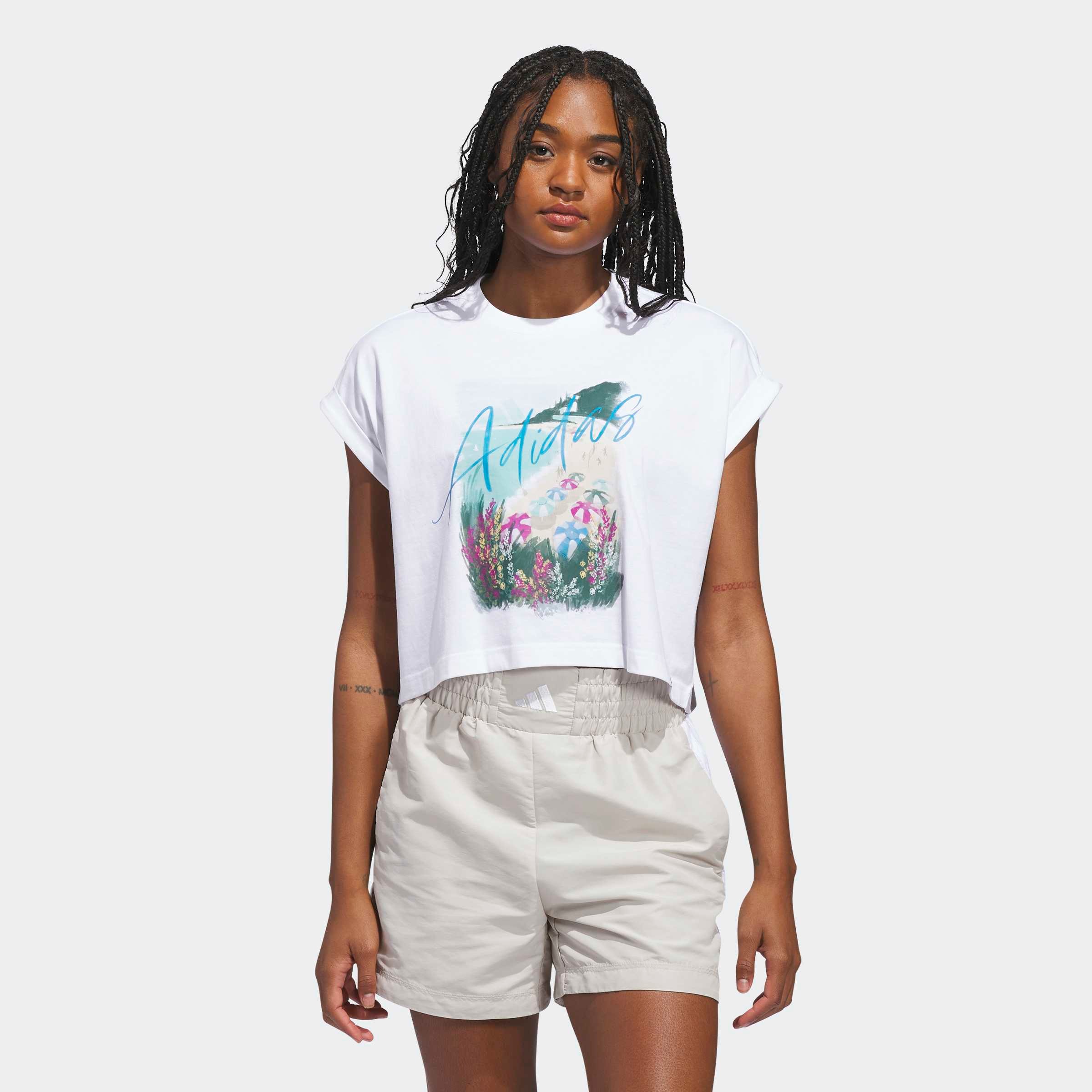adidas Sportswear T-Shirt »SUMMER ROMANCE GRAPHIC«