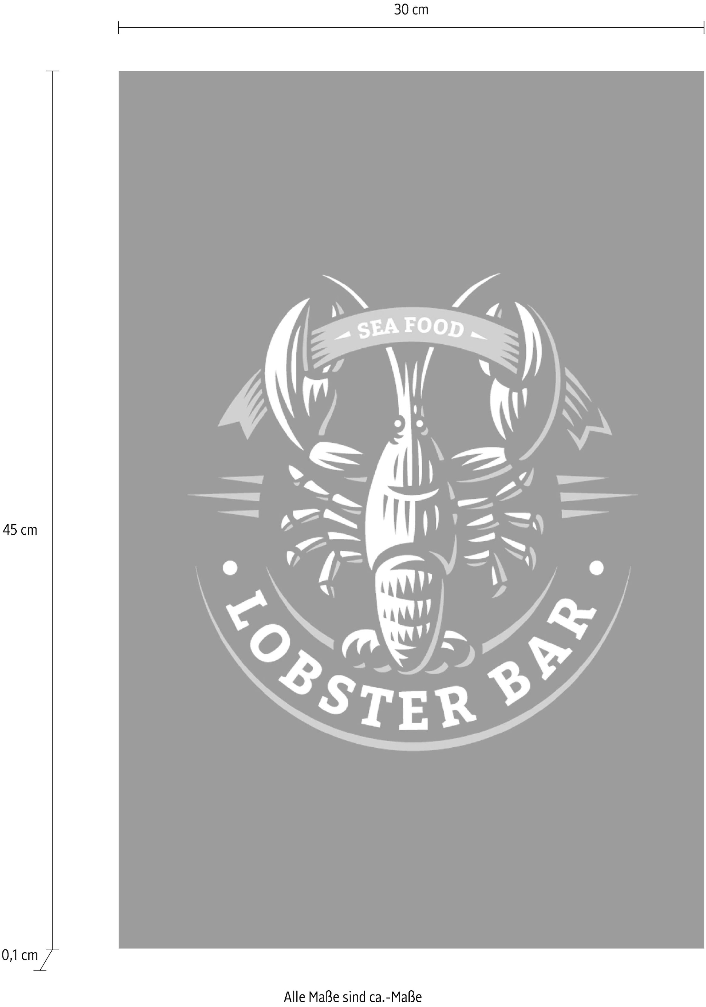 queence Wanddekoobjekt »LOBSTER BAR« bestellen BAUR 