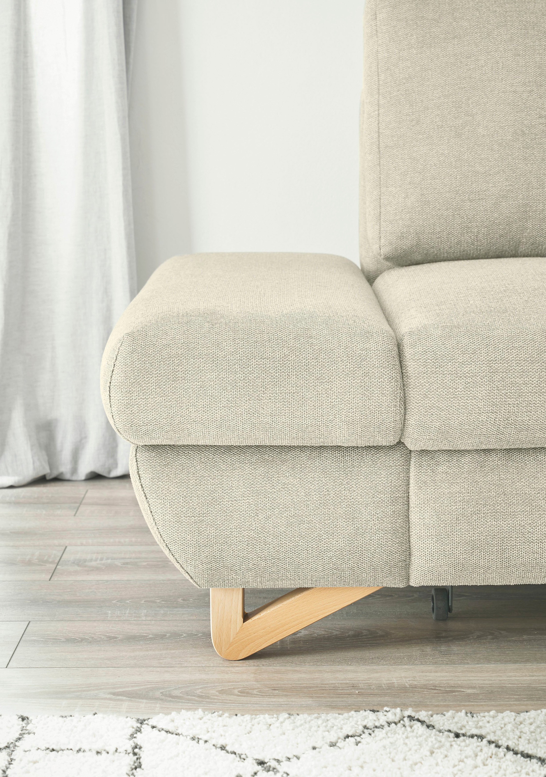 INOSIGN Ecksofa »City/Giron, L-Form,«, verstellbare Armlehnen mit Rasterfunktion
