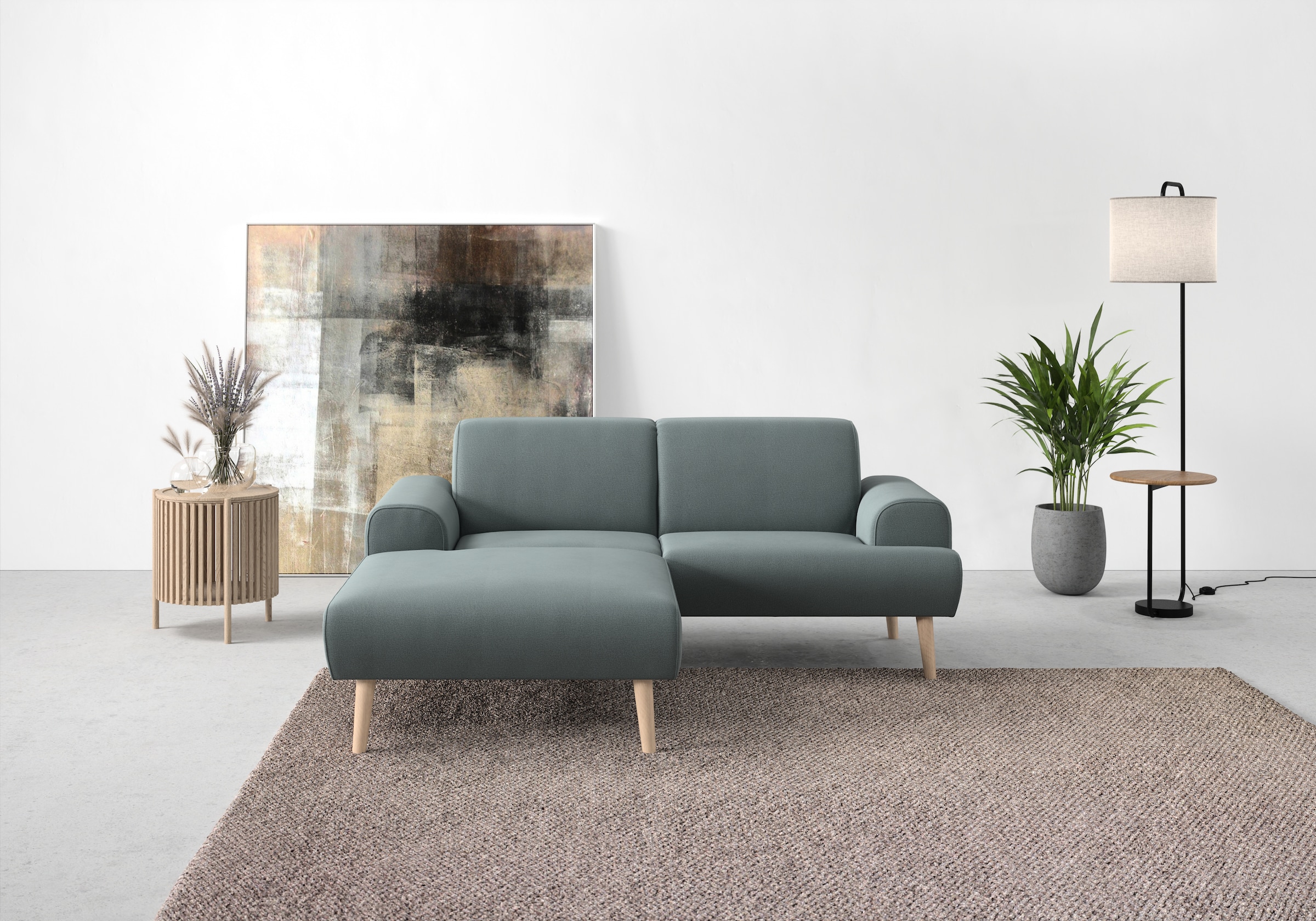 andas Ecksofa "Swift Scandic Design, komfortabler Federkern, Breite 192cm, günstig online kaufen