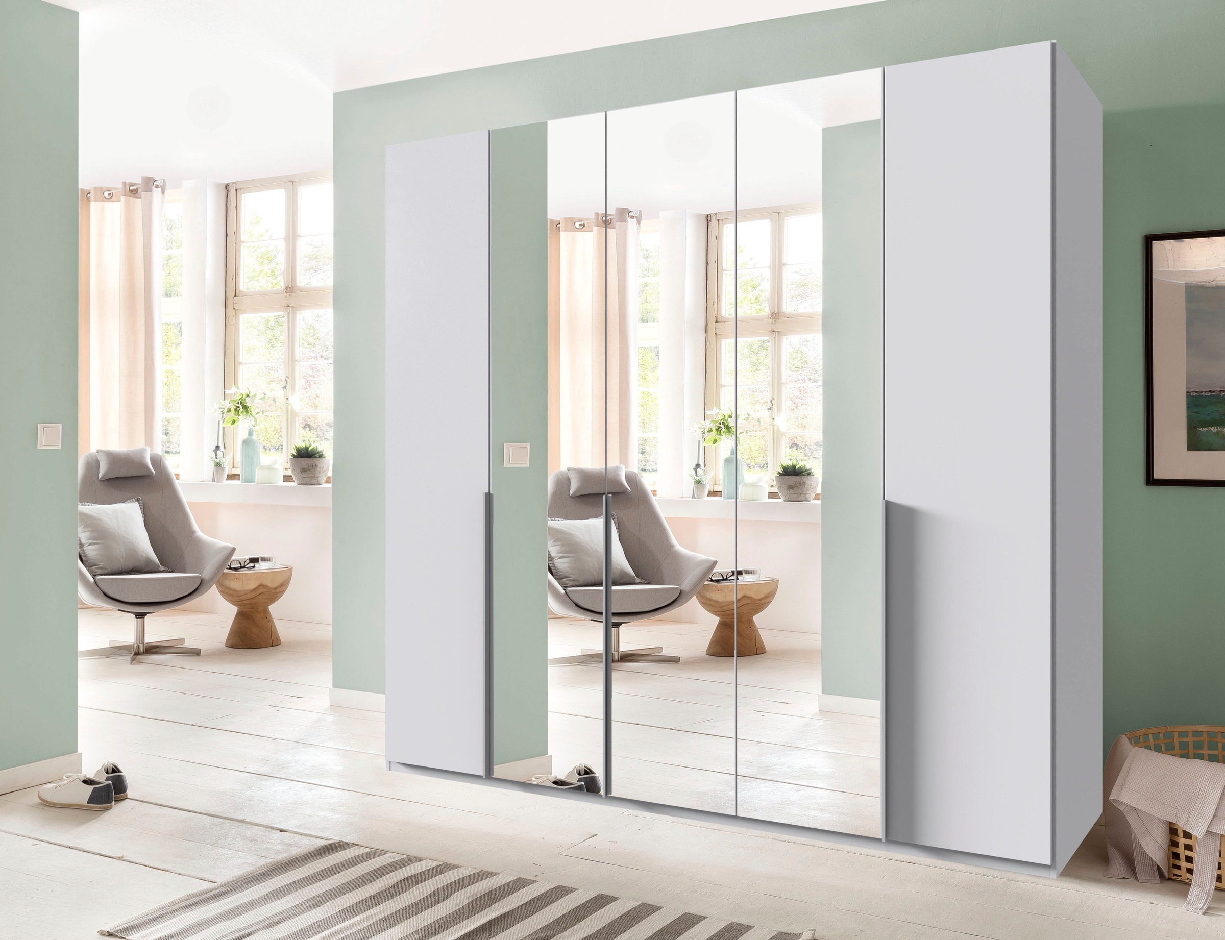 Wimex Kleiderschrank "Mugano, in 5 Breiten und 2 Höhen, Made in Germany", ( günstig online kaufen