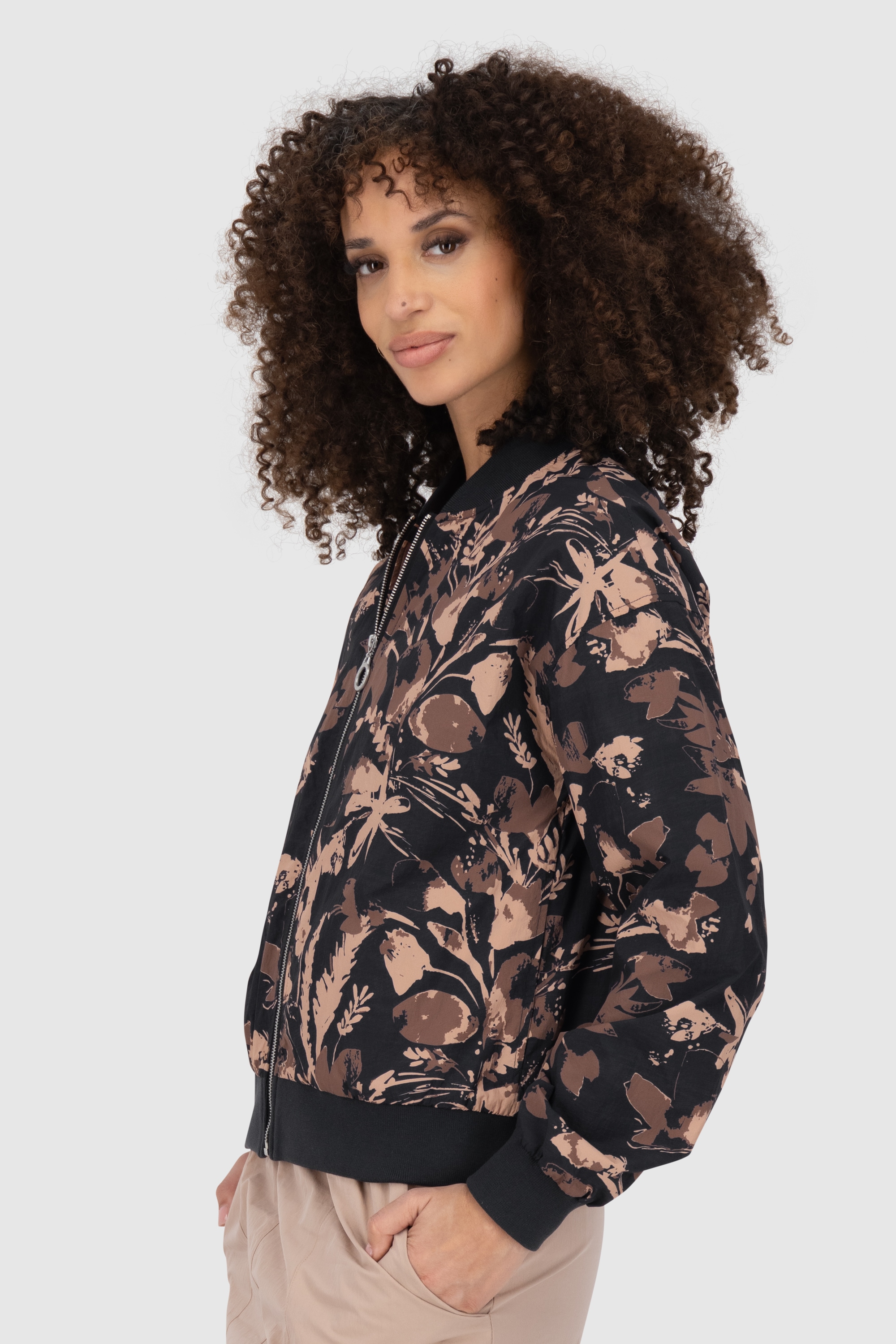 Alife & Kickin Sommerjacke »Damen EzraAK B Übergangsjacke, Jacke« leichte Übergangsjacke kurz im Blouson-Schnitt