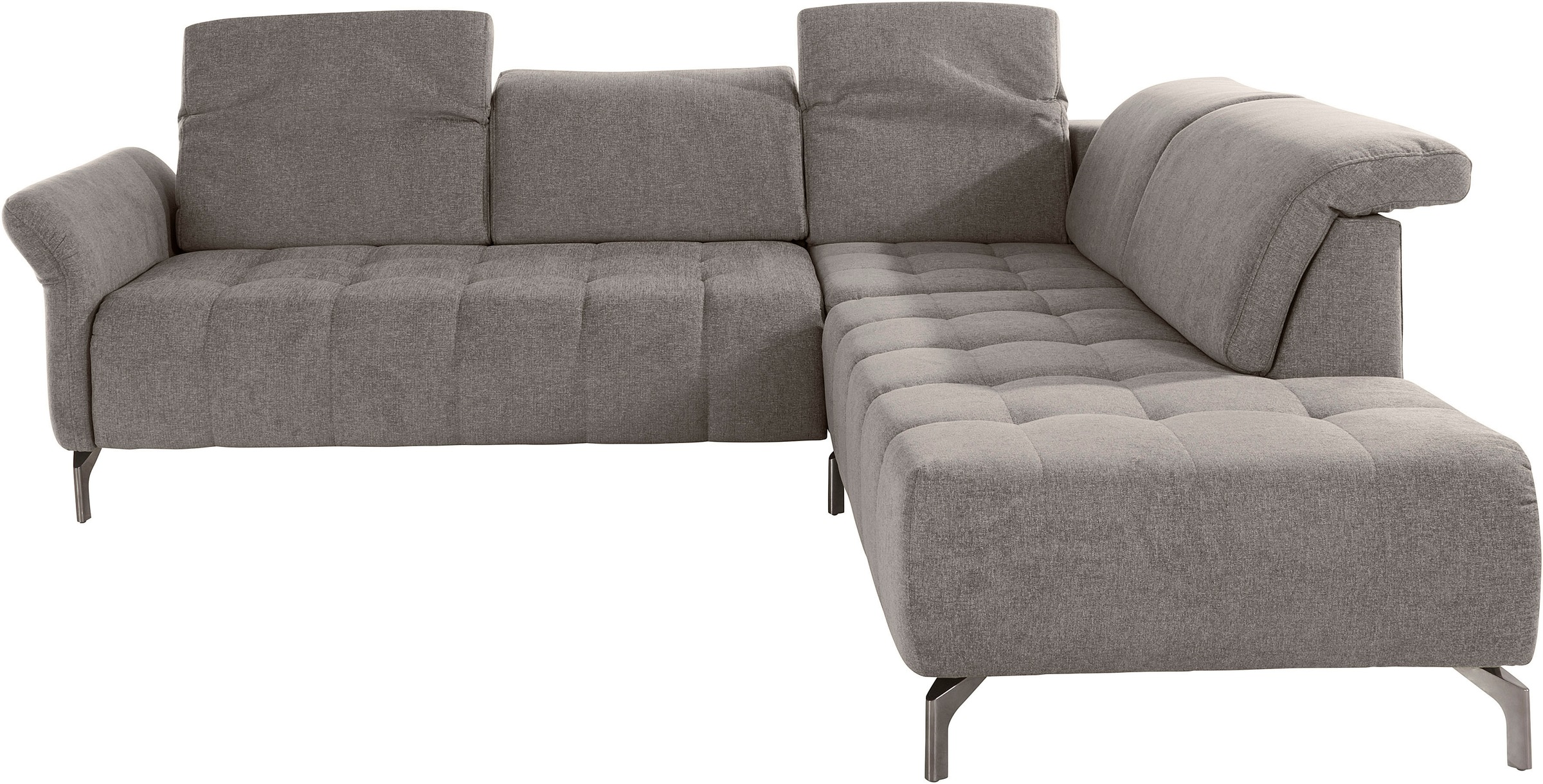 Home affaire Ecksofa "Fresh L-Form" Federkern, wahlweise Kopfteilverstellun günstig online kaufen