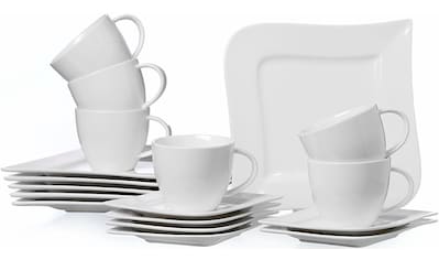 Kaffeeservice »Geschirr-Set, Service Melodie«, (Set, 18 tlg.)