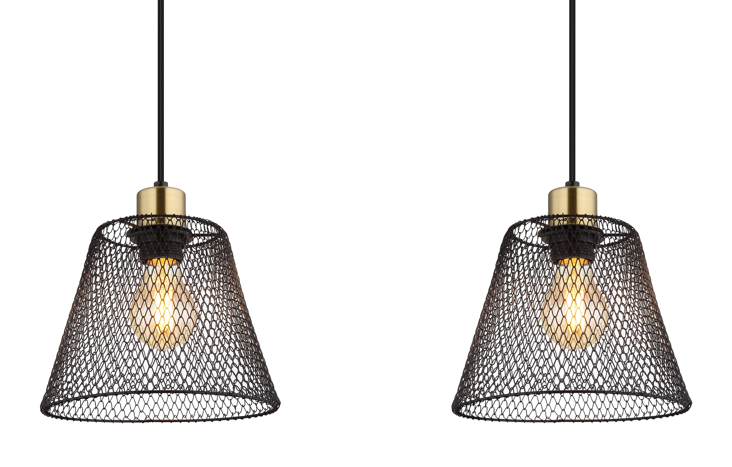 GLOBO LIGHTING Hängeleuchte »BAKU«, Leuchtmittel E27 | ohne Leuchtmittel, Hängelampe/Pendelleuchte/Esszimmer/Wohnzimmer/Esstisch