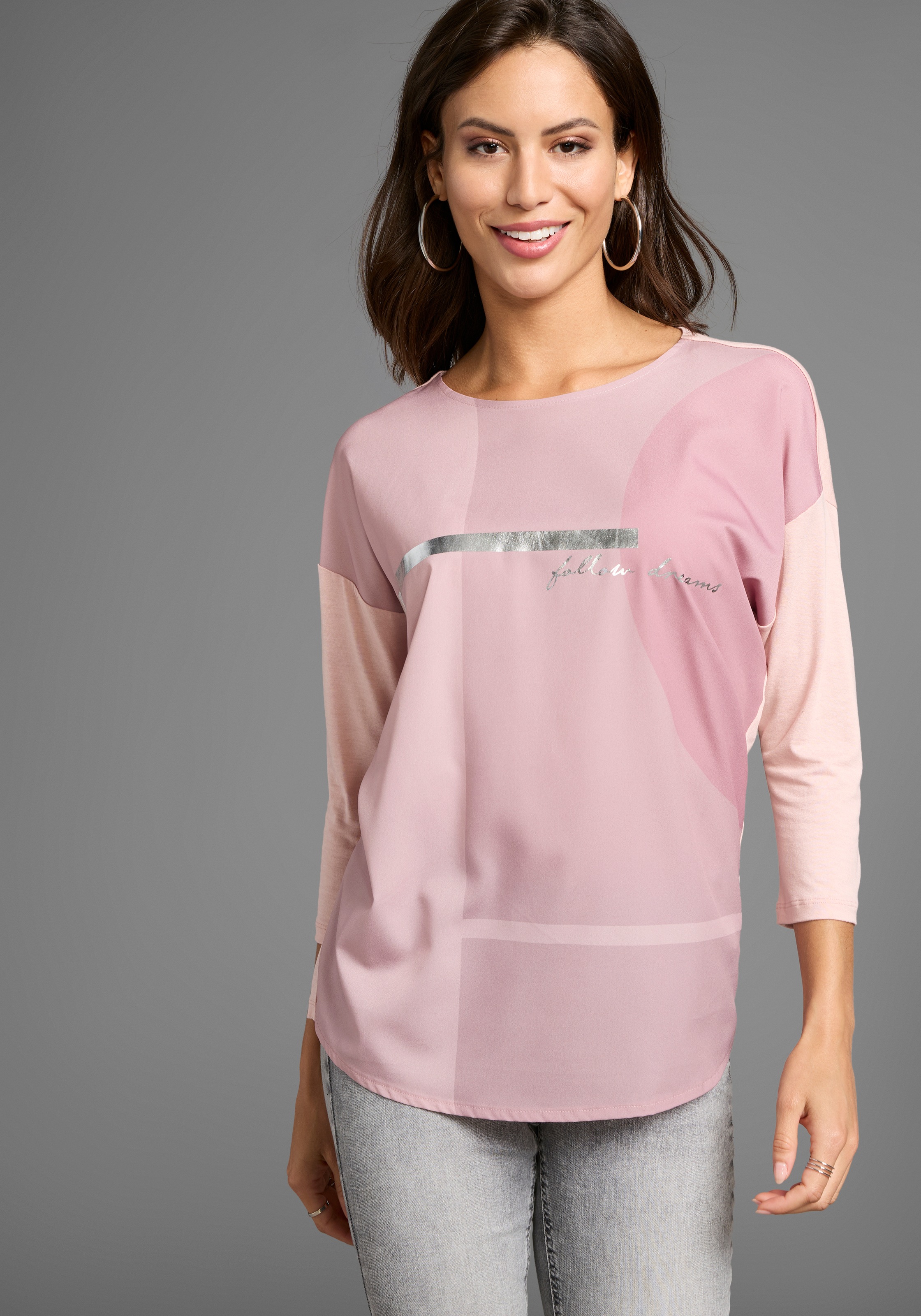 Laura Scott Damen Shirtbluse, Rosa, Gr. 36 3