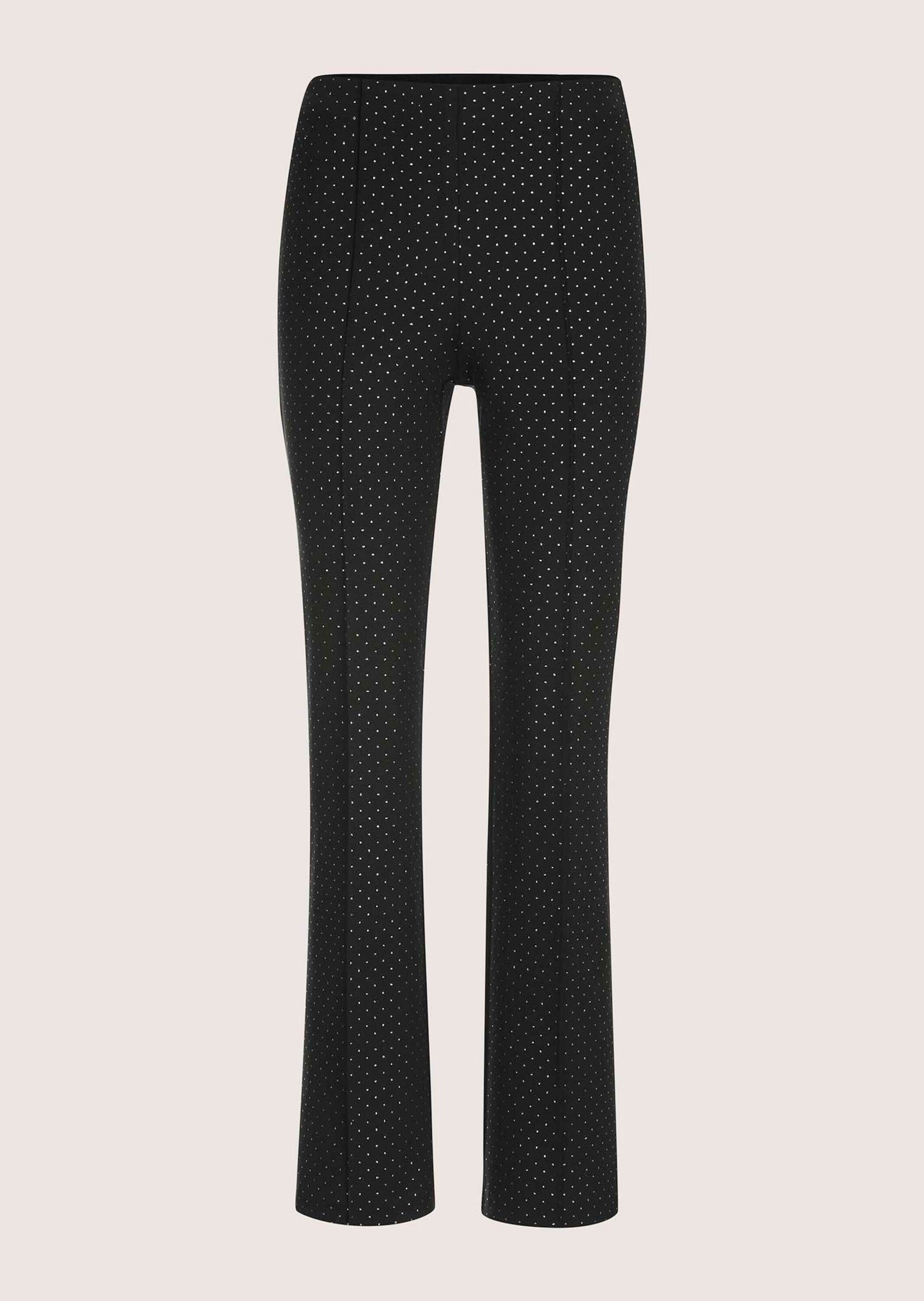 MADELEINE Leggings "Jerseyhose Glitzer Jerseyhose mit weitem Bein" Jerseyhose mit Glitzerprint