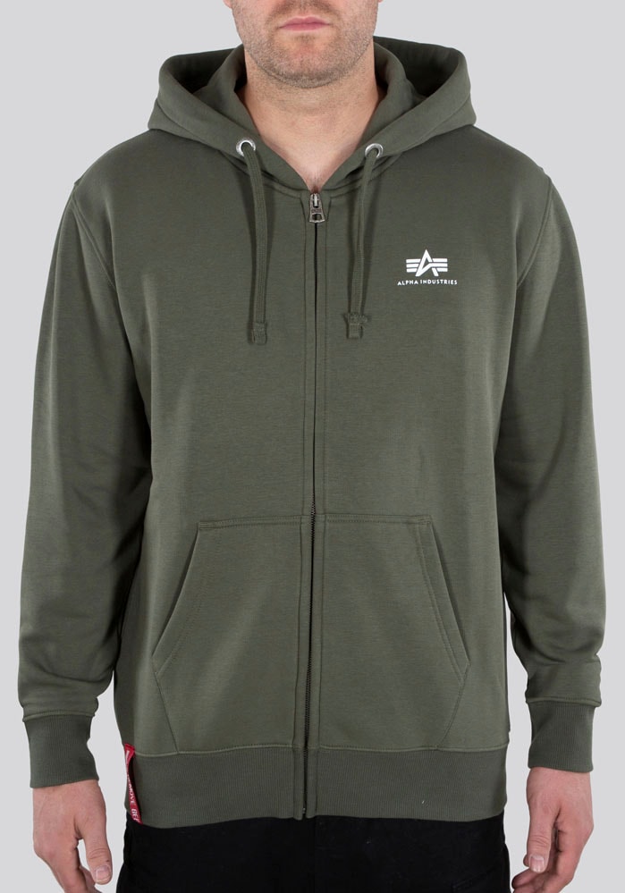 Alpha Industries Kapuzensweatjacke »Basic Zip Hoody SL«