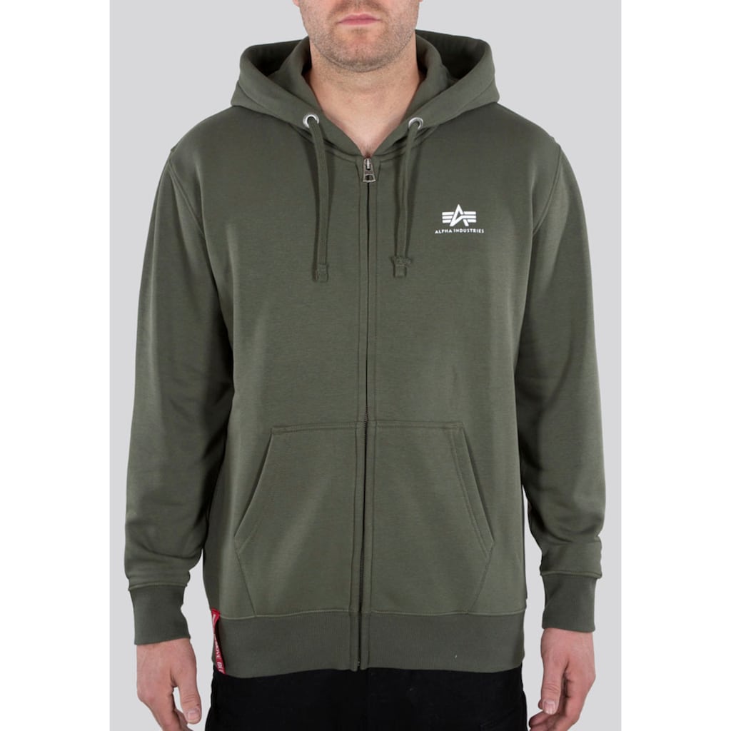 Alpha Industries Kapuzensweatjacke »Basic Zip Hoody SL«