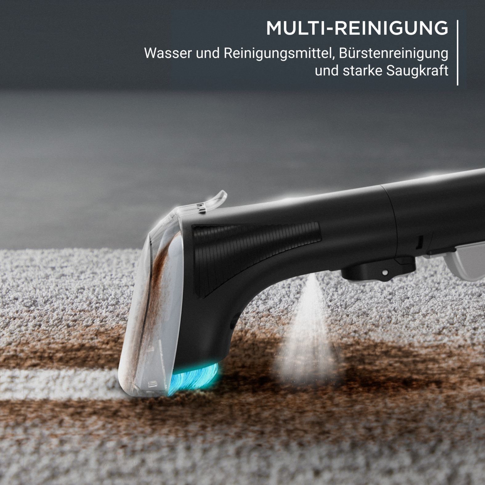 Rowenta Teppichreinigungsgerät »IN5020 Clean It«, (Set), tragbarerer Fleckenreiniger, beseitigt schnell und effizient Flecken