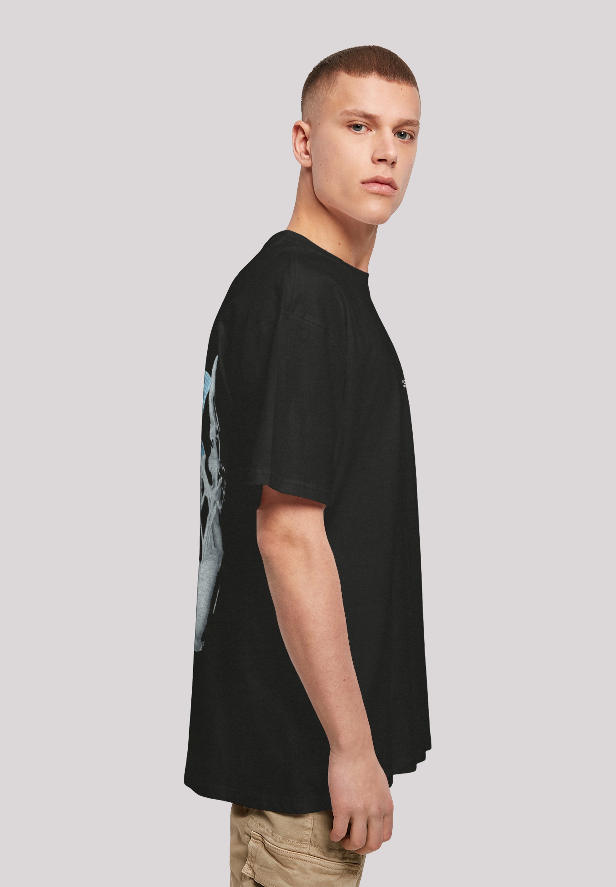 F4NT4STIC T-Shirt »Skelett Hände Schmetterling«, Print