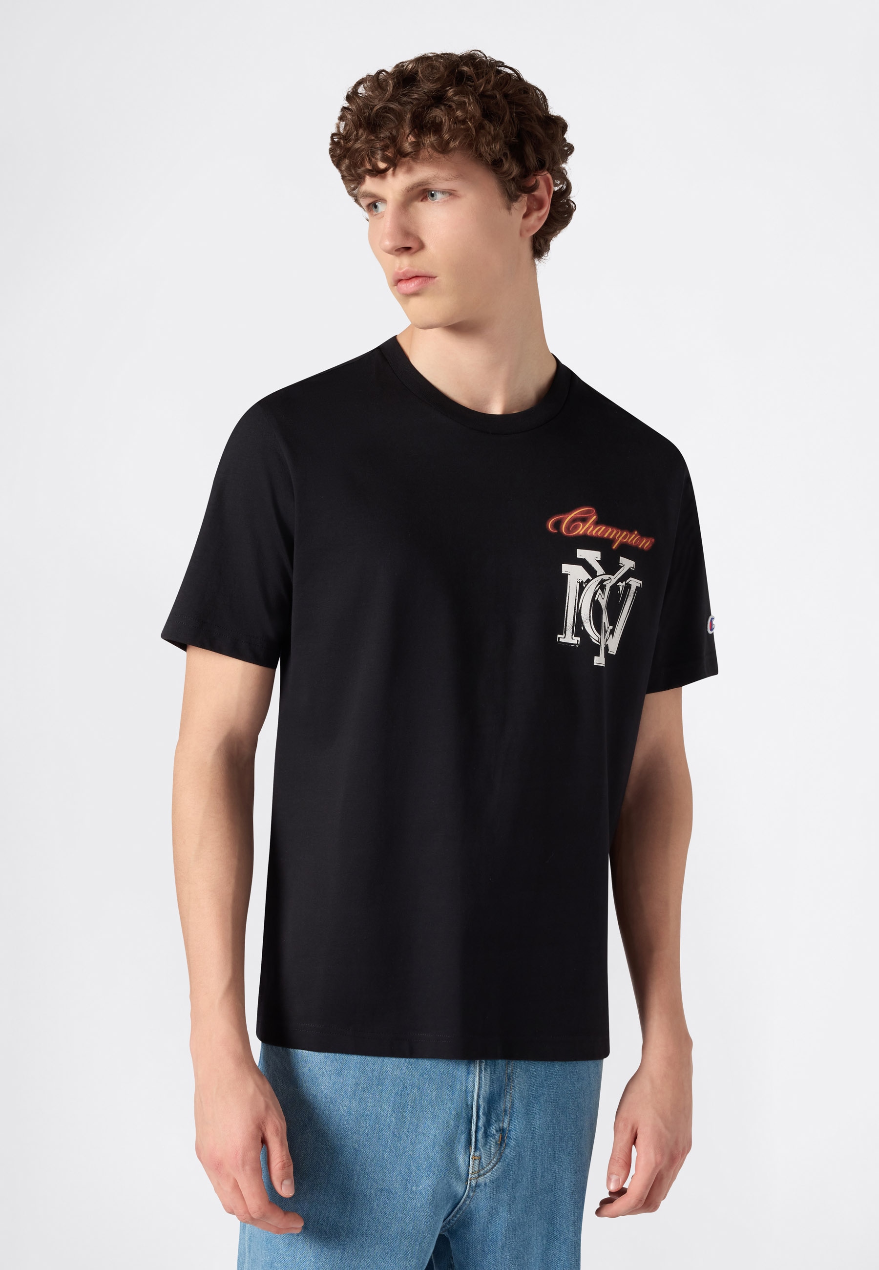 Champion T-Shirt "Graphic Crewneck T-Shirt" mit grafischem Design, für Erwachsene, aus Baumwolle