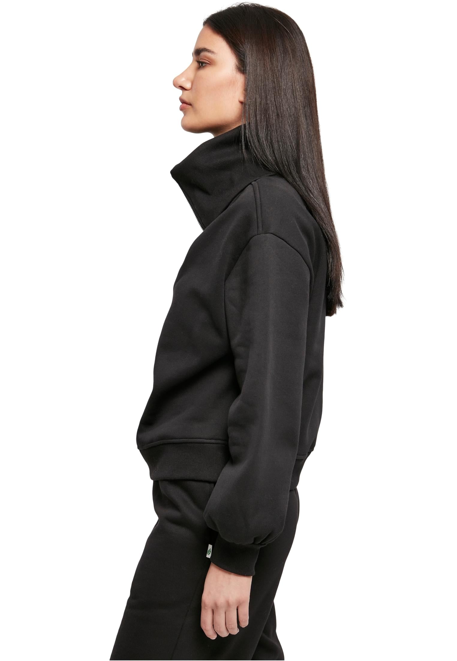 URBAN CLASSICS Sweater »Damen Ladies Oversized High Neck Troyer Crew«, (1  tlg.) online bestellen | BAUR