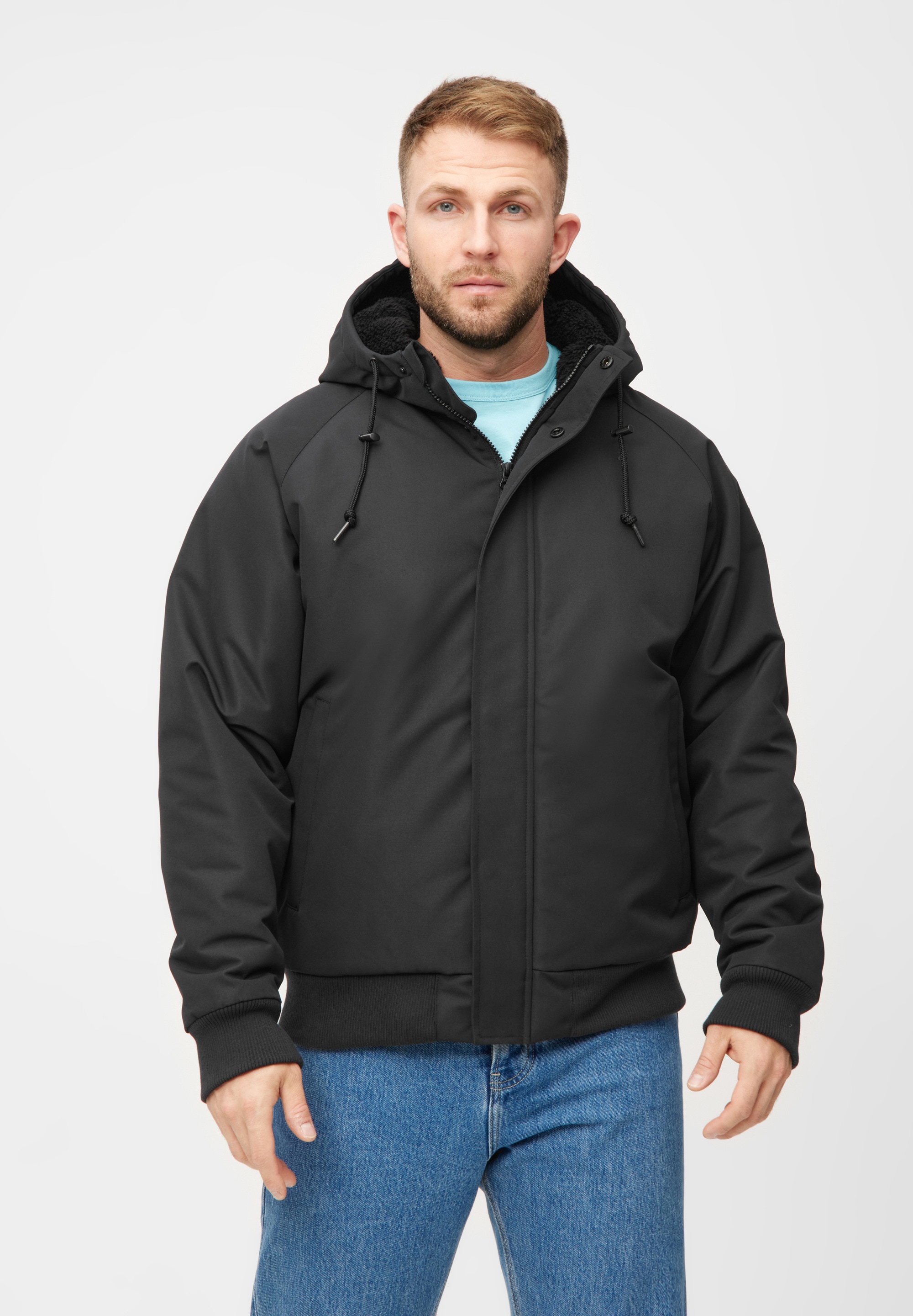 Derbe Winterjacke "Festholm Short", PVC und PFC frei, wasserabweisend, wind günstig online kaufen