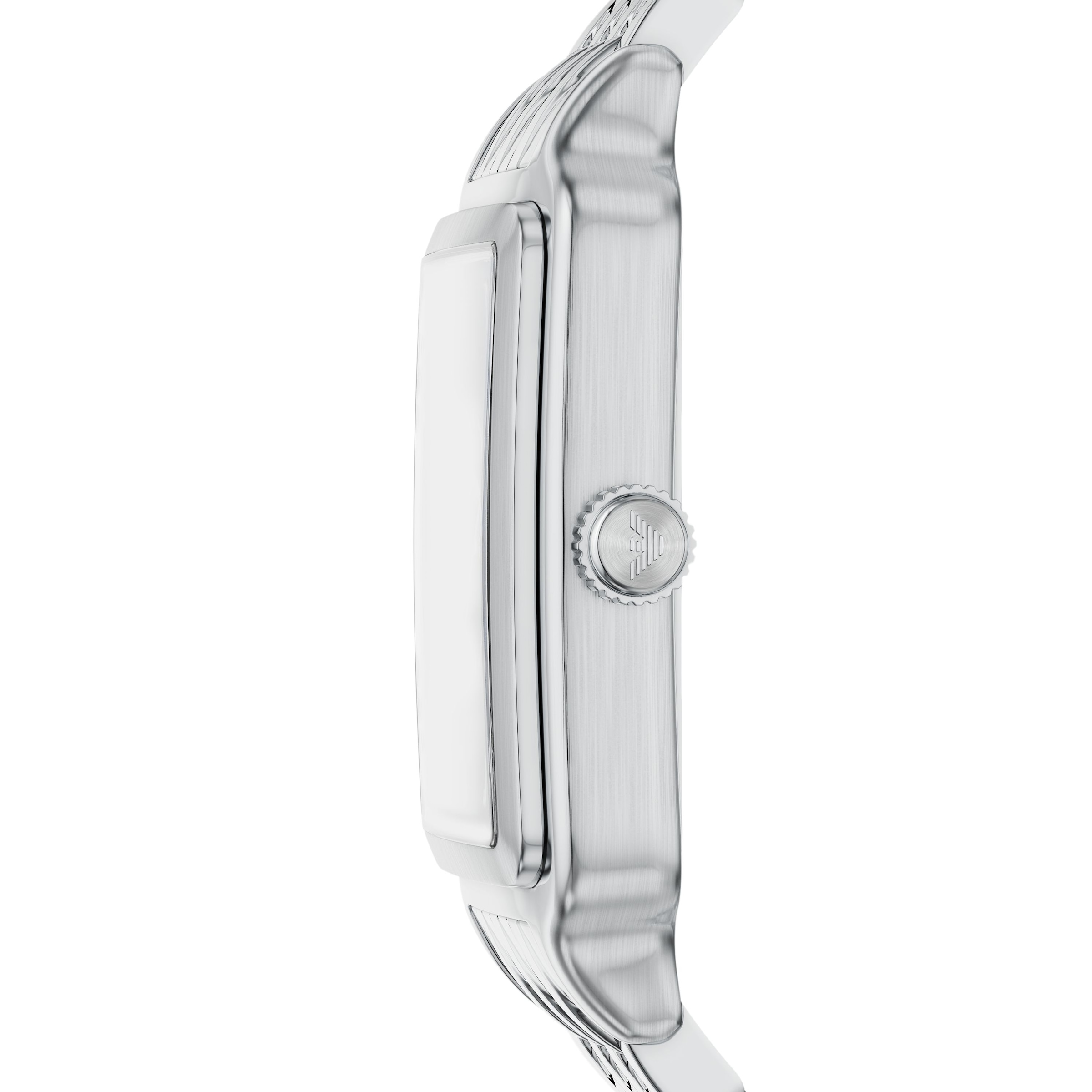 Emporio Armani Quarzuhr Armbanduhr, Damenuhr, Herrenuhr, Edelstahlarmband, analog, Tag