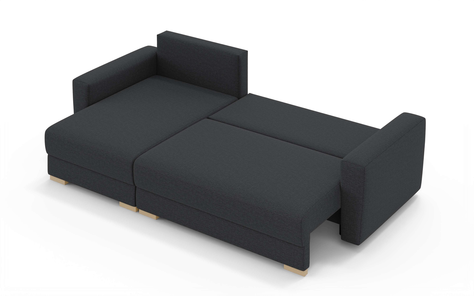INOSIGN Ecksofa »MAGHERA universell Schlafsofa mit Bettkasten, Maße B/T/H: 255/142/84cm«, L-Form mit Recamiere rechts oder links montierbar, hoher Sitzkomfort