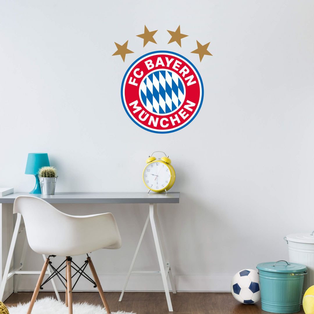 BAUR Logo«, FC kaufen | (1 »Fußball Bayern Wall-Art Wandtattoo München St.)