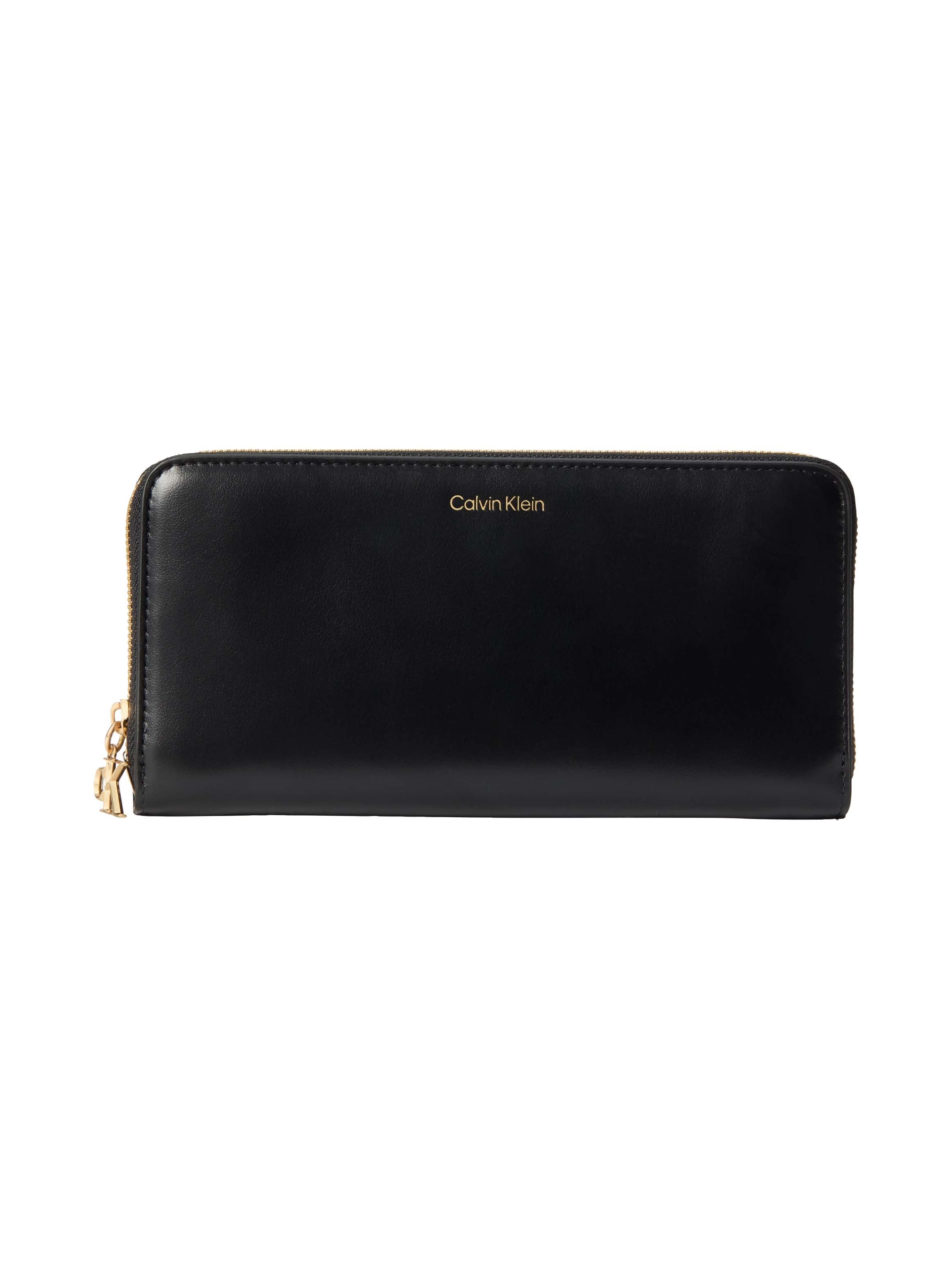 Calvin Klein Geldbörse "CK PULLER LARGE ZIP AROUND" Damen-Geldbeutel, Portemonnaie, mit Logoschriftzug