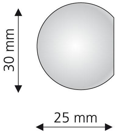 Liedeco Gardinenstangen-Endstück "Bologna" für Gardinenstangen Ø 16 mm günstig online kaufen