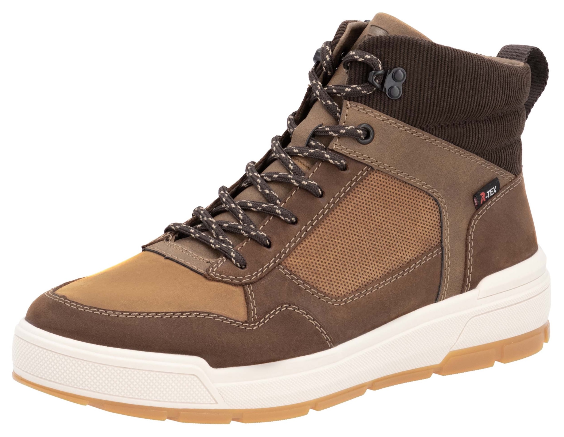 Schnürboots, Winterboots, High-Top Sneaker, Stiefelette mit R-TEX-Membran