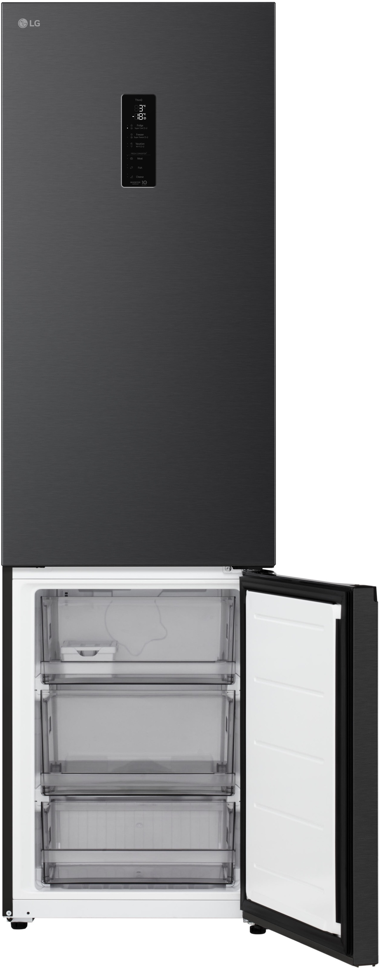 LG Kühl-/Gefrierkombination Serie 5 »GBBS525CEV« 203 cm hoch 59,7 cm breit Total No Frost, ThinQ mit AI Fresh & Saving Mode