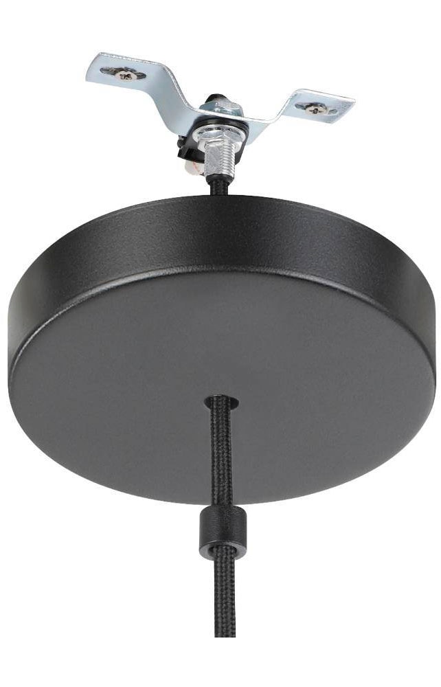 EGLO Hängeleuchte »MANTUNALLE«, 1 flammig, Leuchtmittel E27 | ohne Leuchtmittel, Pendelleuchte, Metall in schwarz und Glas in weiß, E27 Fassung, Ø 20cm