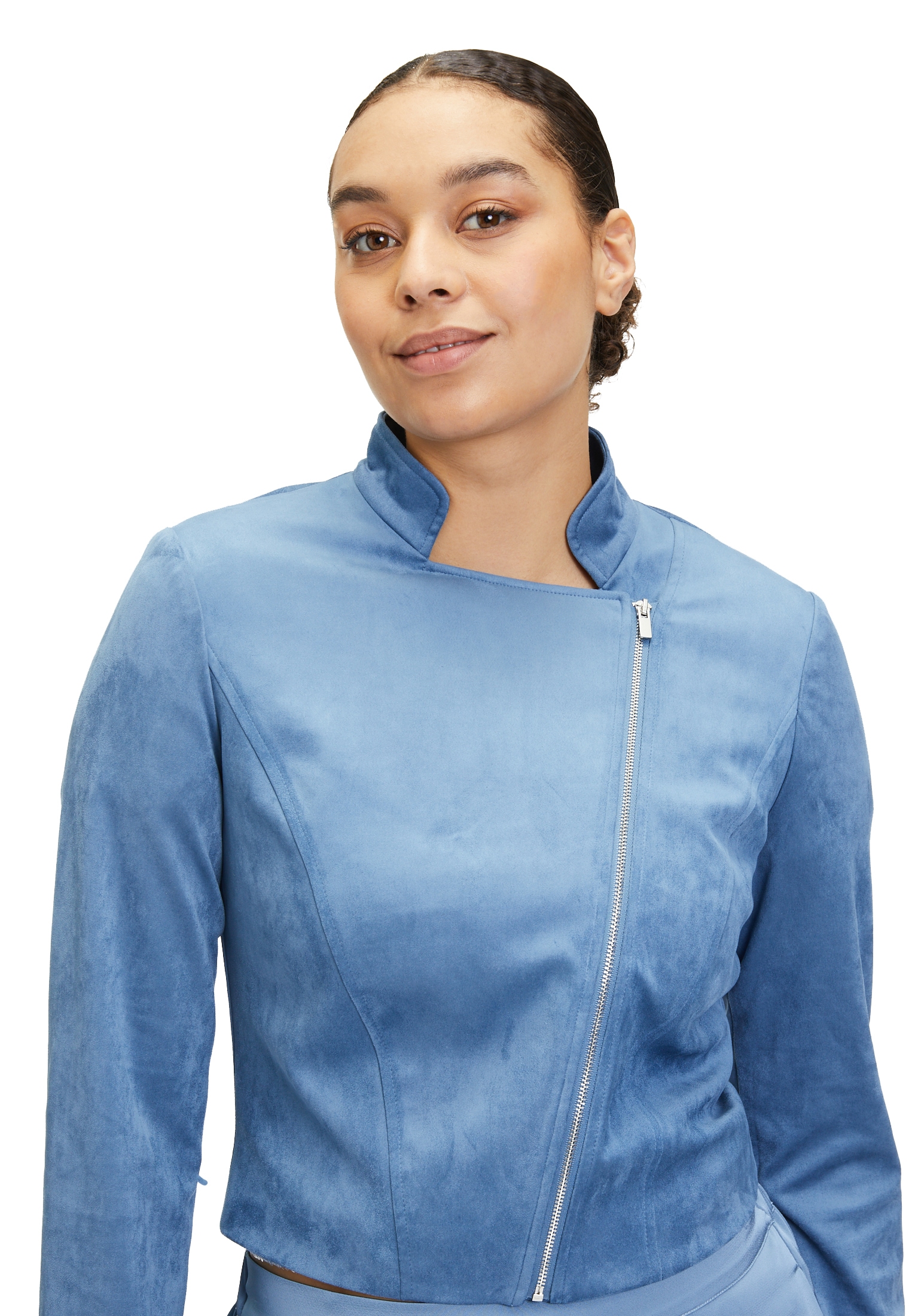Vera Mont Jackenblazer »Vera Mont Damen Bikerjacke mit Reißverschluss«, Reißverschluss