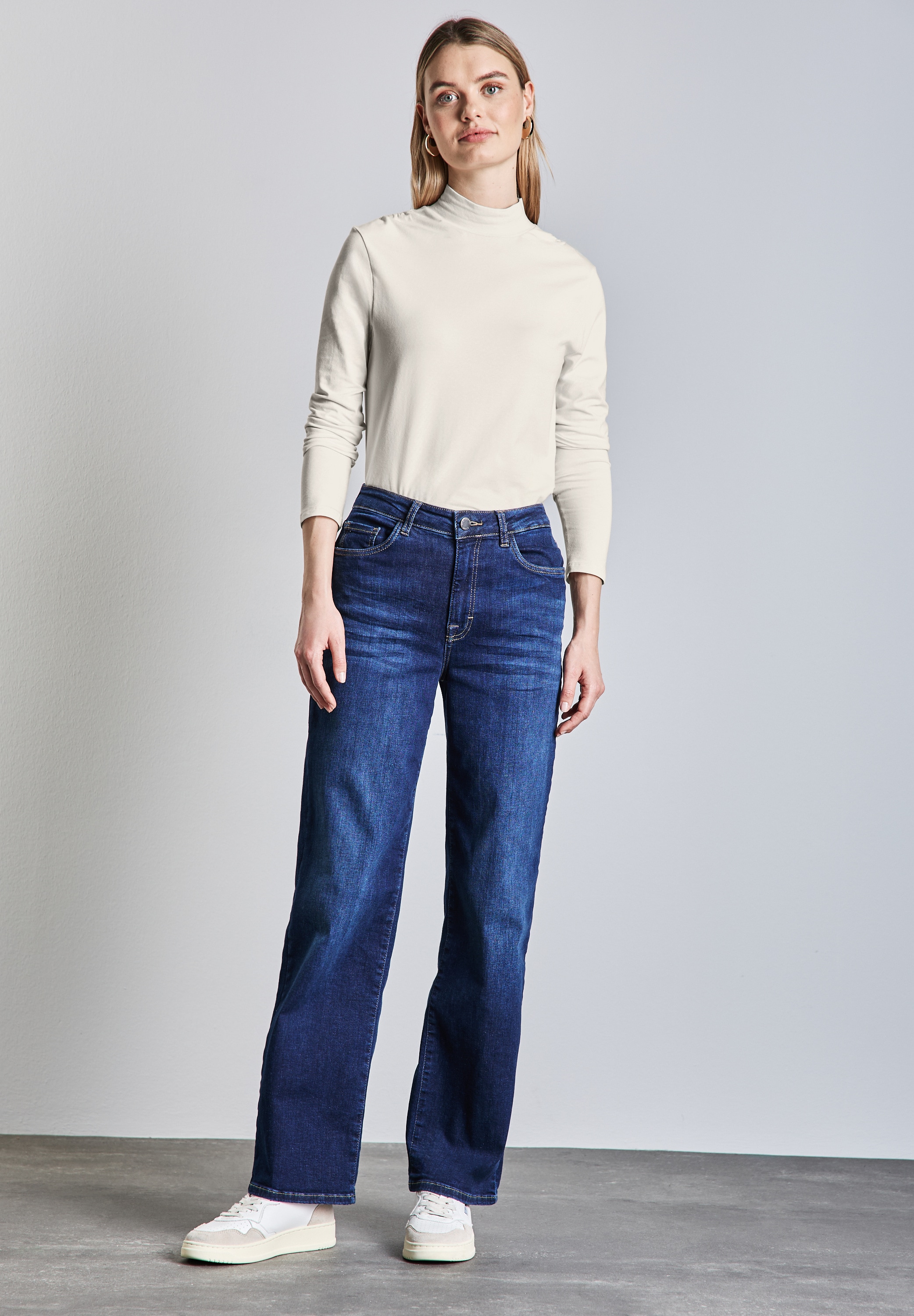 STREET ONE Langarmshirt, mit Turtleneck