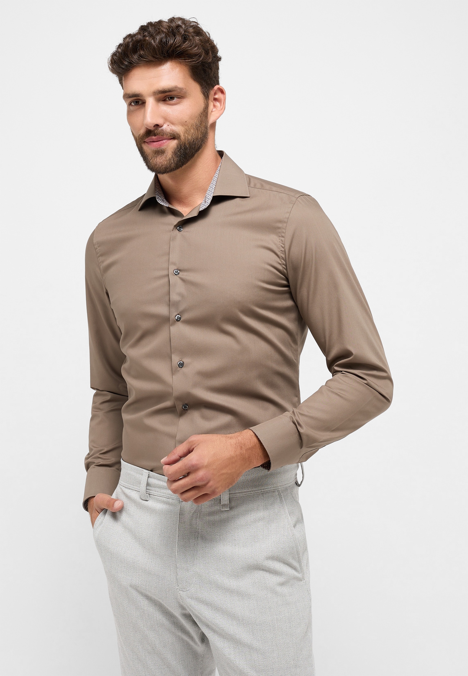 Eterna Langarmhemd "SLIM FIT" günstig online kaufen