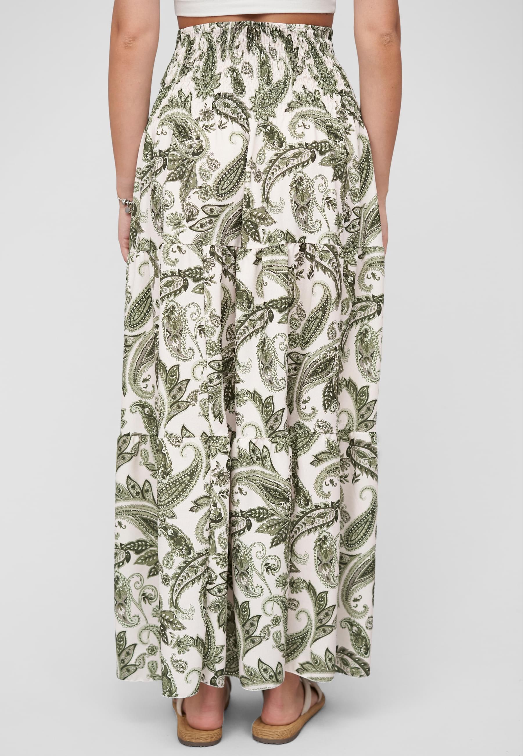 CLOUD 5IVE Sommerrock »CLOUD 5IVE Maxi Skirt with paisley print«, 1 Stk.
