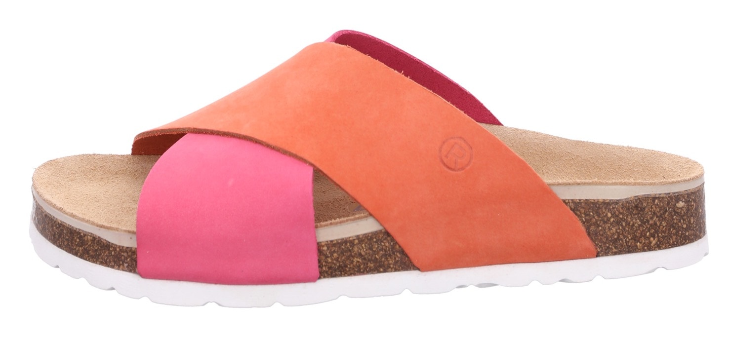 Rohde Pantolette »ELBA«, Sommerschuh, Schlappen, Strandschuh, Hausschuh mit Softfußbett