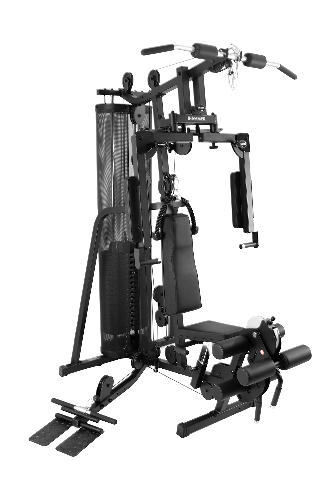 Finnlo by Hammer Kraftstation "Autark 1500" 1 Gewichtsblöcke Butterflystange, Latzug, Ruderfunktion und mehr, max. Benutzergewicht 120 kg, max. Trainingsgewicht 100 kg