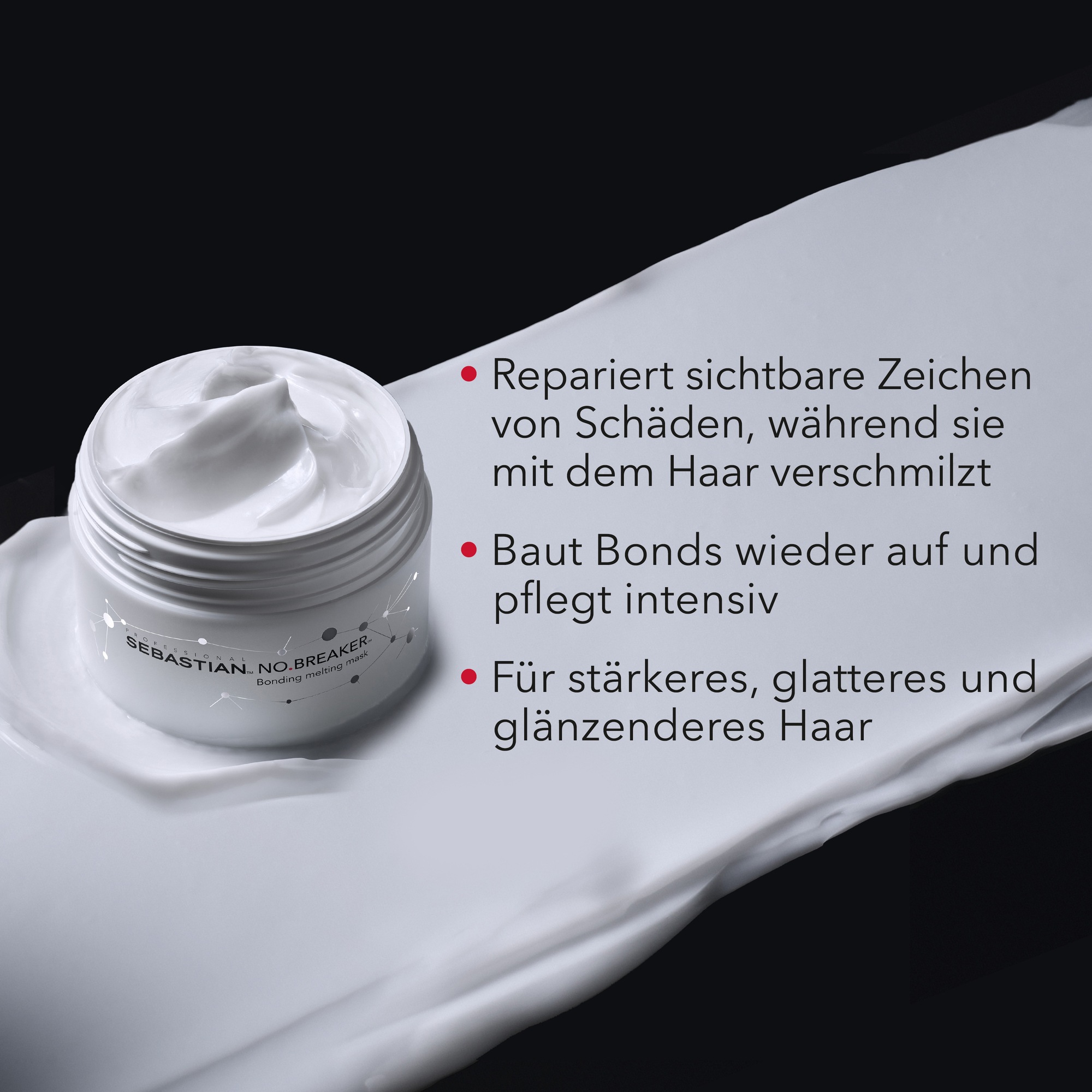 Sebastian Professional Haarmaske »NoBreaker Mask« gegen Haarbruch, stärkt das Haar, ultimativer Glanz