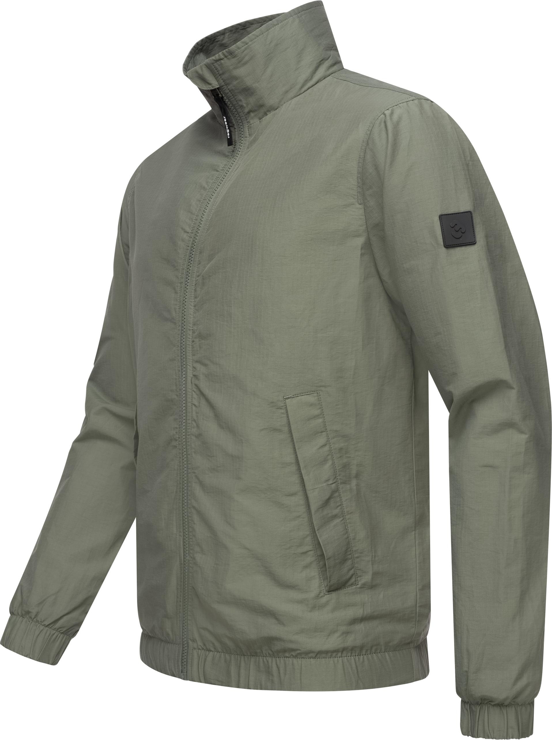 Ragwear Outdoorjacke »Holdeon«, ohne Kapuze, Stylische Herren Übergangsjacke aus Ripstop-Material