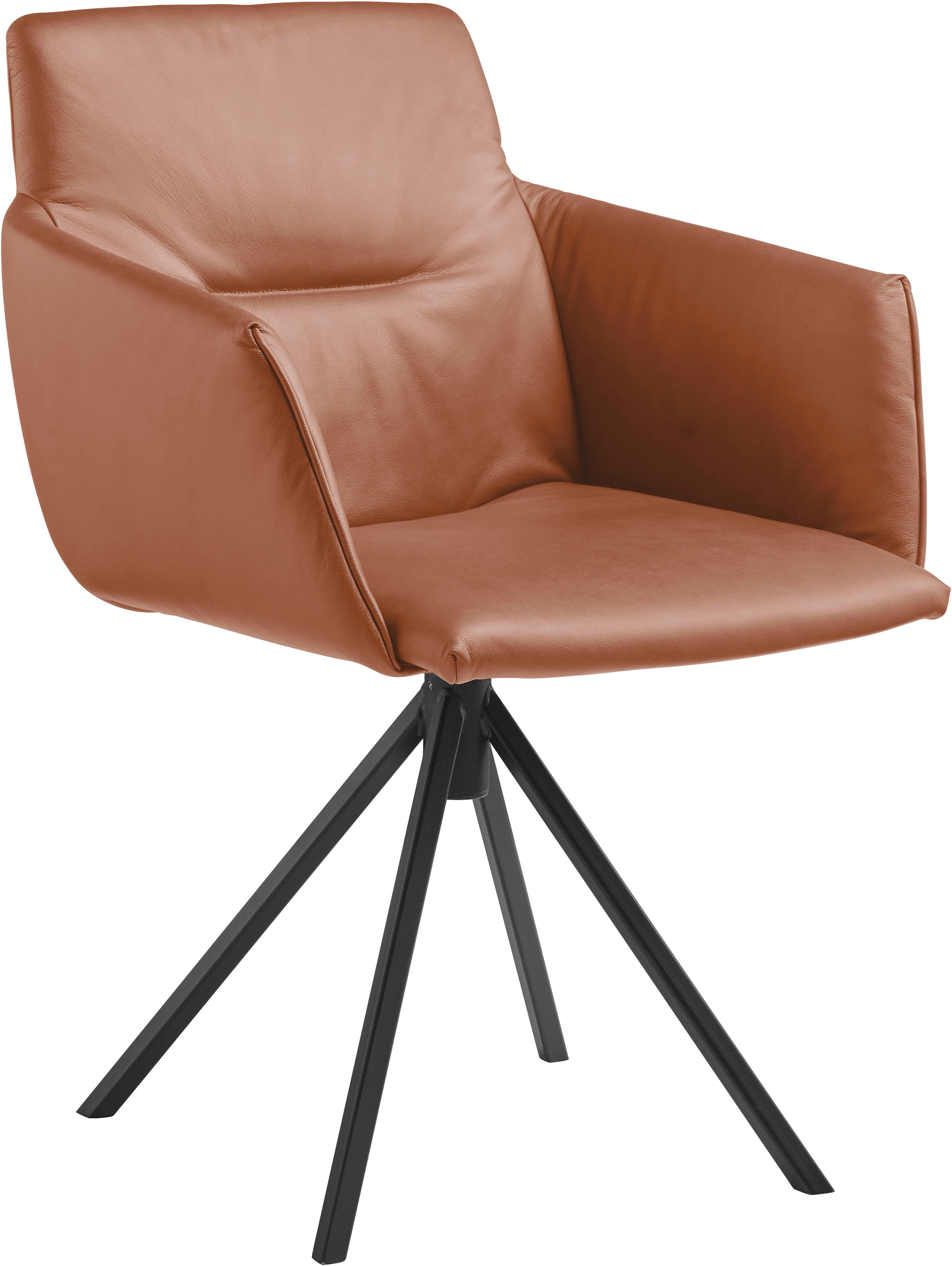 Musterring Polsterstuhl »JustB! SP500« () 1 Stk.mit Armlehne, wahlweise mit Drehfunktion, Stativgestell in schwarz