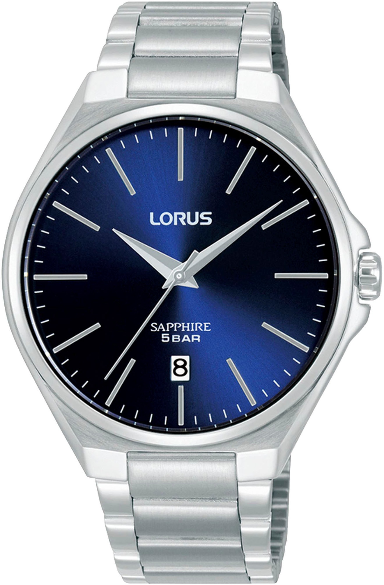 LORUS Quarzuhr, Armbanduhr, Damenuhr, Herrenuhr, Datum, Saphirglas