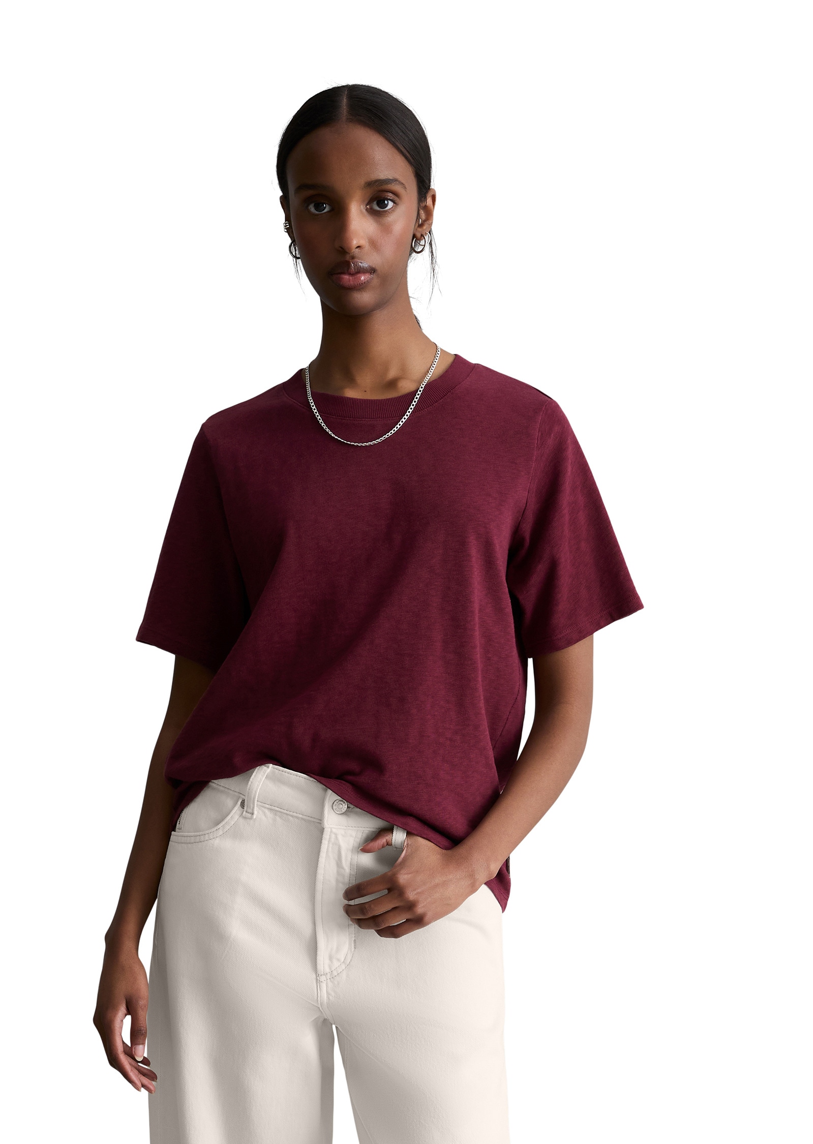 Marc OPolo DENIM T-Shirt "aus softer Bio-Baumwolle" günstig online kaufen