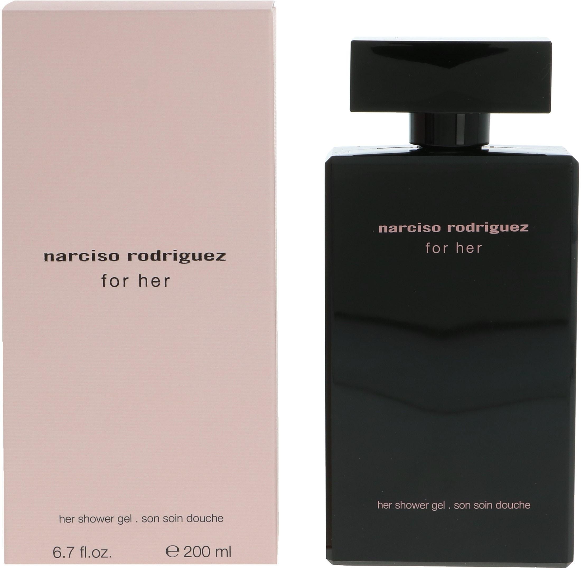 narciso rodriguez Duschgel »for her«, Blumig-holzige Duftnote, pflegt und schont die Haut, Alltagsduft.